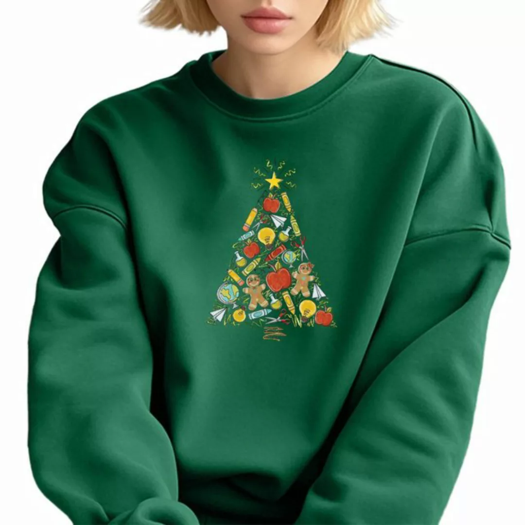 MC Star Kapuzensweatshirt Weihnachtspullover Damen Merry Christmas Sweatshi günstig online kaufen