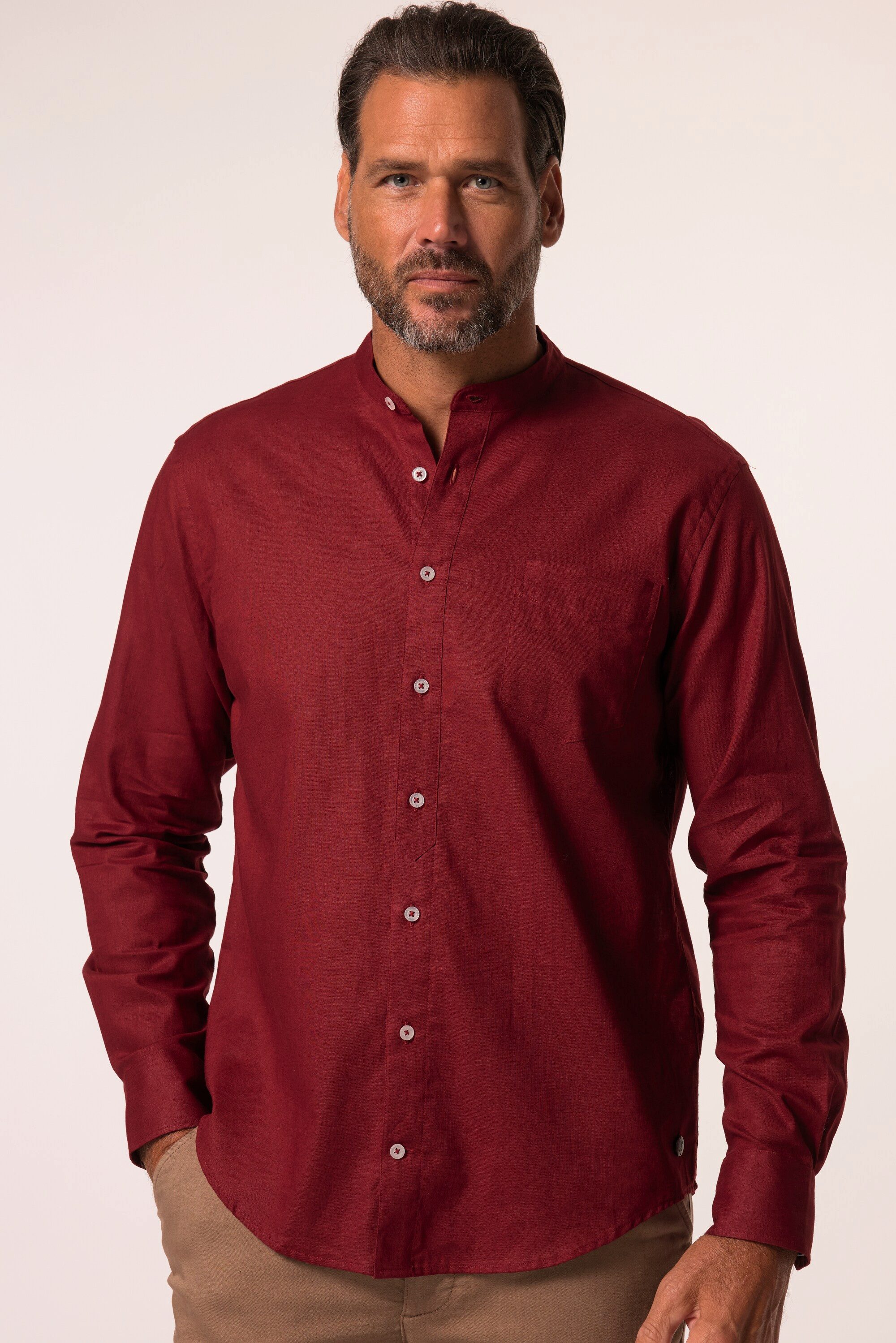 JP1880 Businesshemd JP1880 Hemd Langarm Leinenmix günstig online kaufen