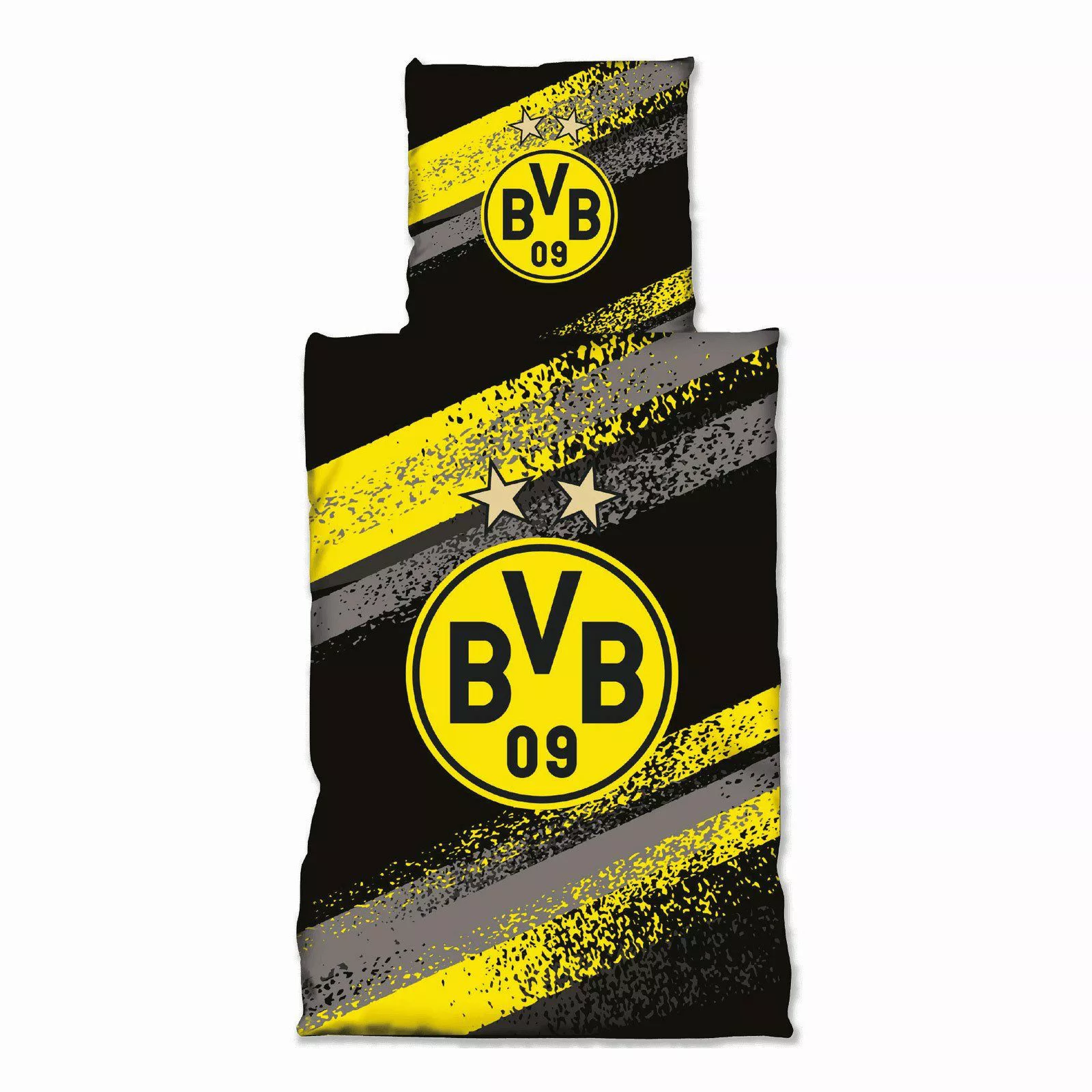 BVB Bettwäsche BVB-Bettwäsche Graffiti Streifen, Baumwolle, günstig online kaufen
