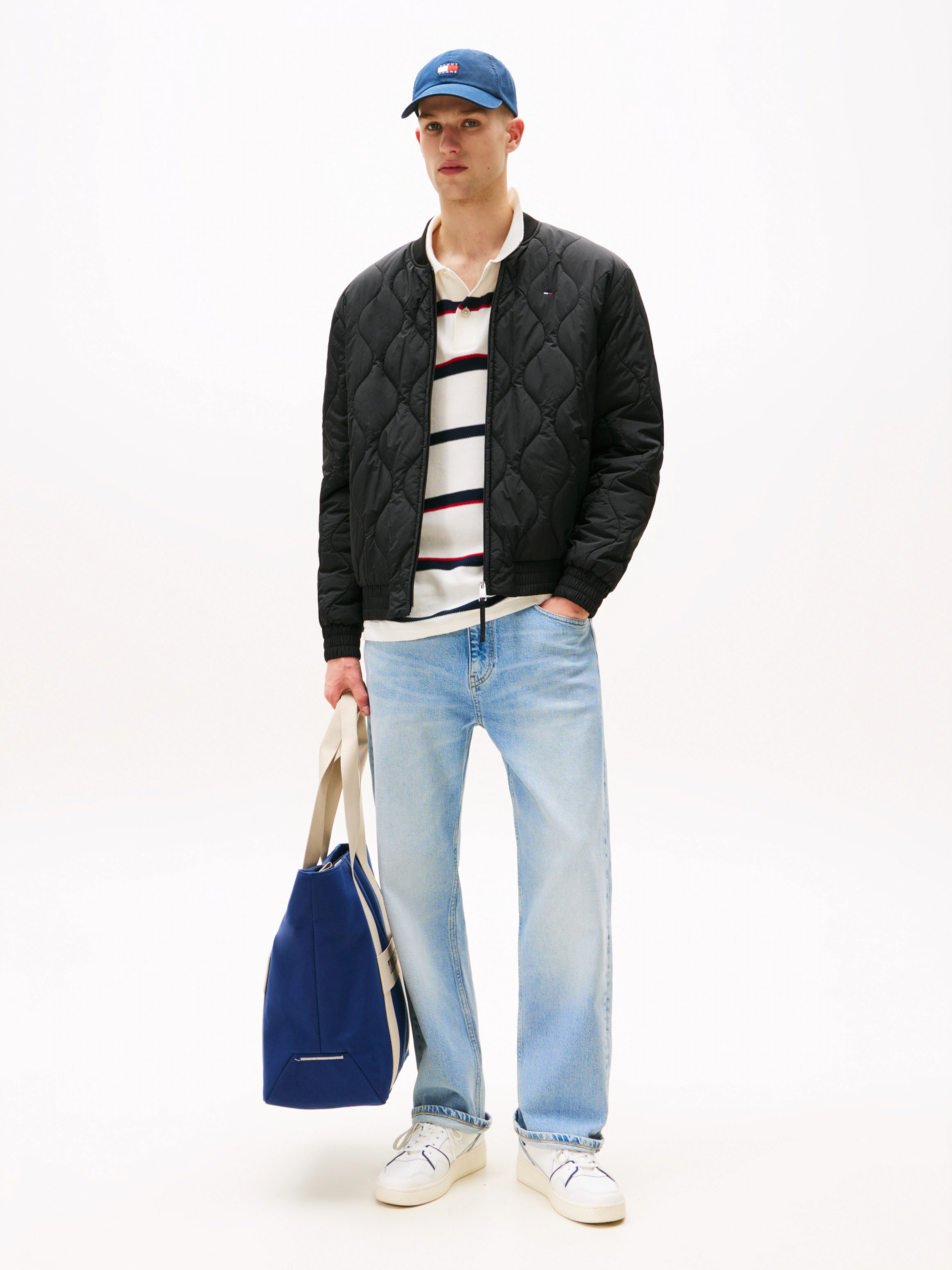 Tommy Jeans Bomberjacke "TJM LW QUILTED BOMBER JACKET EXT", ohne Kapuze, Fl günstig online kaufen