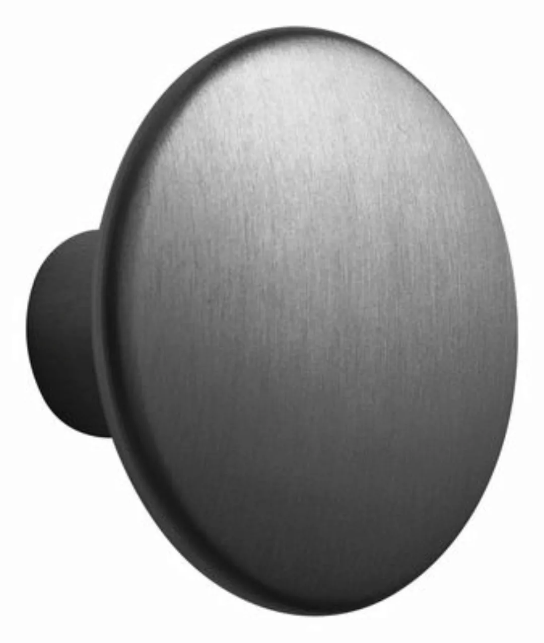 Wandhaken The Dots Metal metall schwarz / Größe L - Ø 5 cm - Muuto - Schwar günstig online kaufen