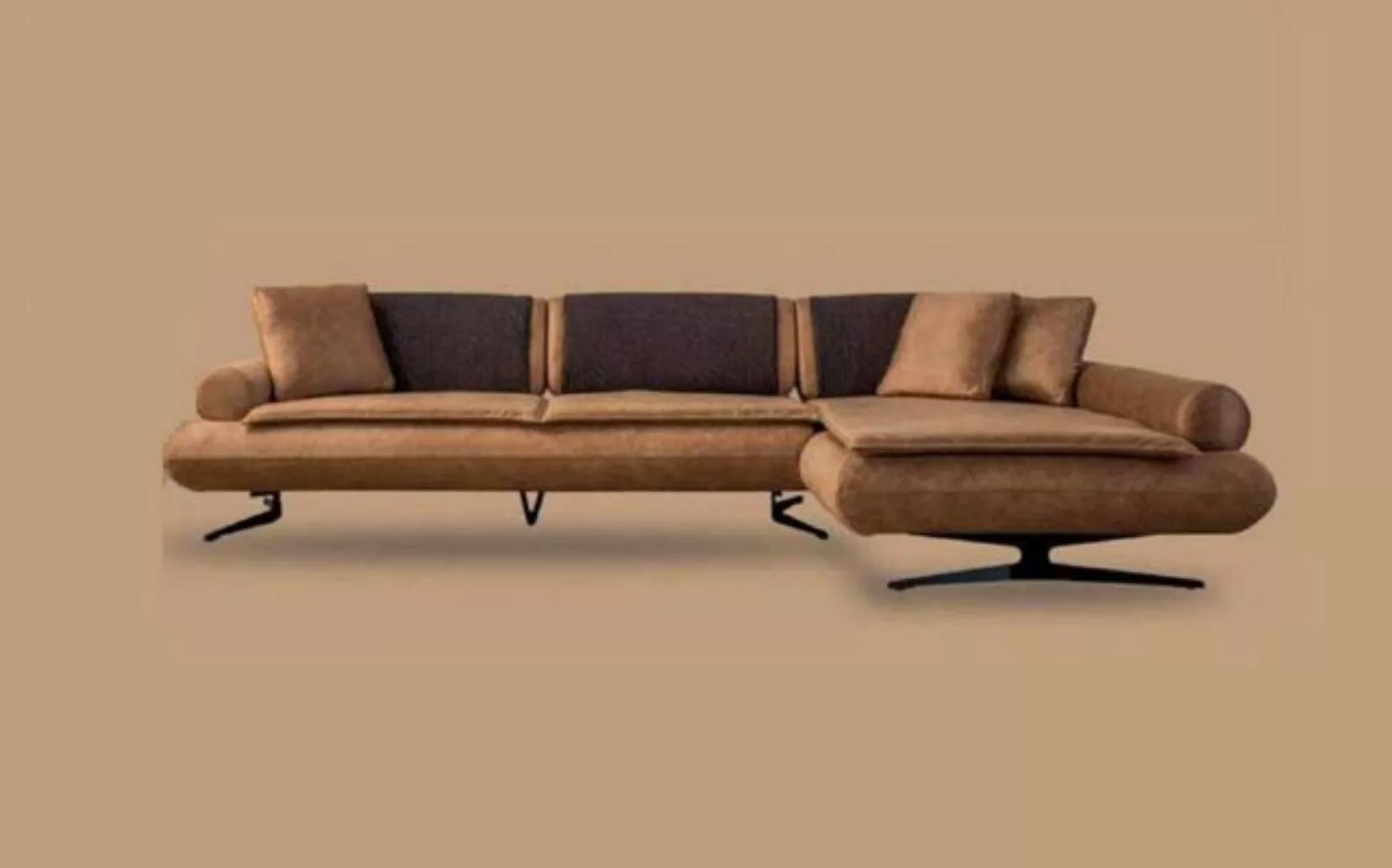 JVmoebel Ecksofa Ecksofa L-Form Sofa Luxus Eck Kunstleder Wohnzimmer Polyes günstig online kaufen