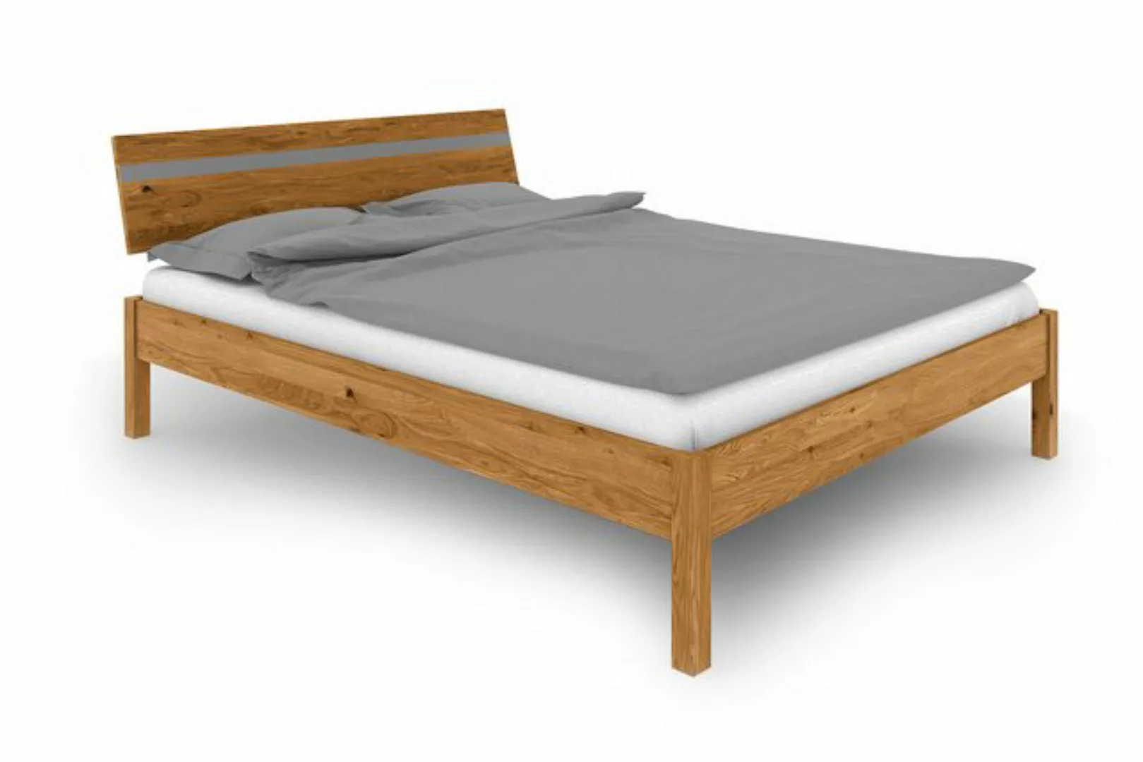 byoak Bett VENTO A-1 aus Massivholz, mit Holzkopfteil, Naturgeölt günstig online kaufen