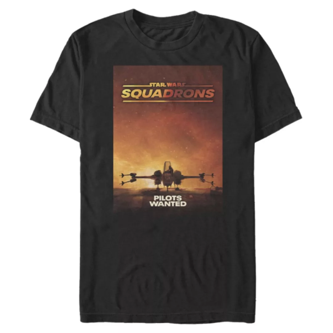 Star Wars - Squadrons - X-Wing Pilots Wanted - Männer T-Shirt günstig online kaufen