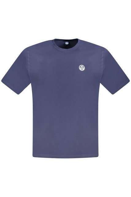 North Sails T-Shirt Herren Kurzarm T-Shirt Blau mit Logo & günstig online kaufen