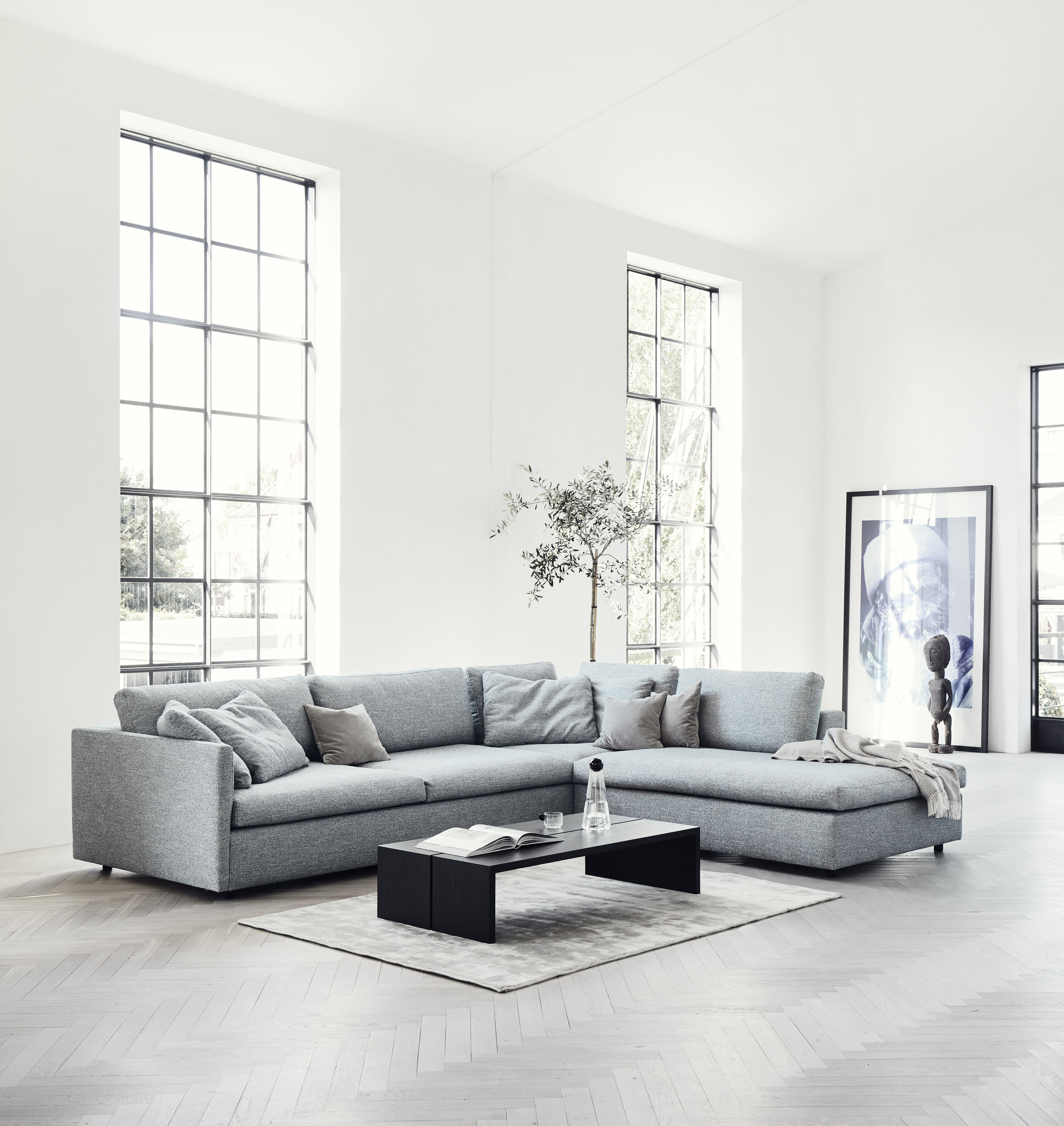 FLEXLUX Ecksofa "Lovane, elegant und zeitlos, bequem, L-Form", Weich & ansc günstig online kaufen