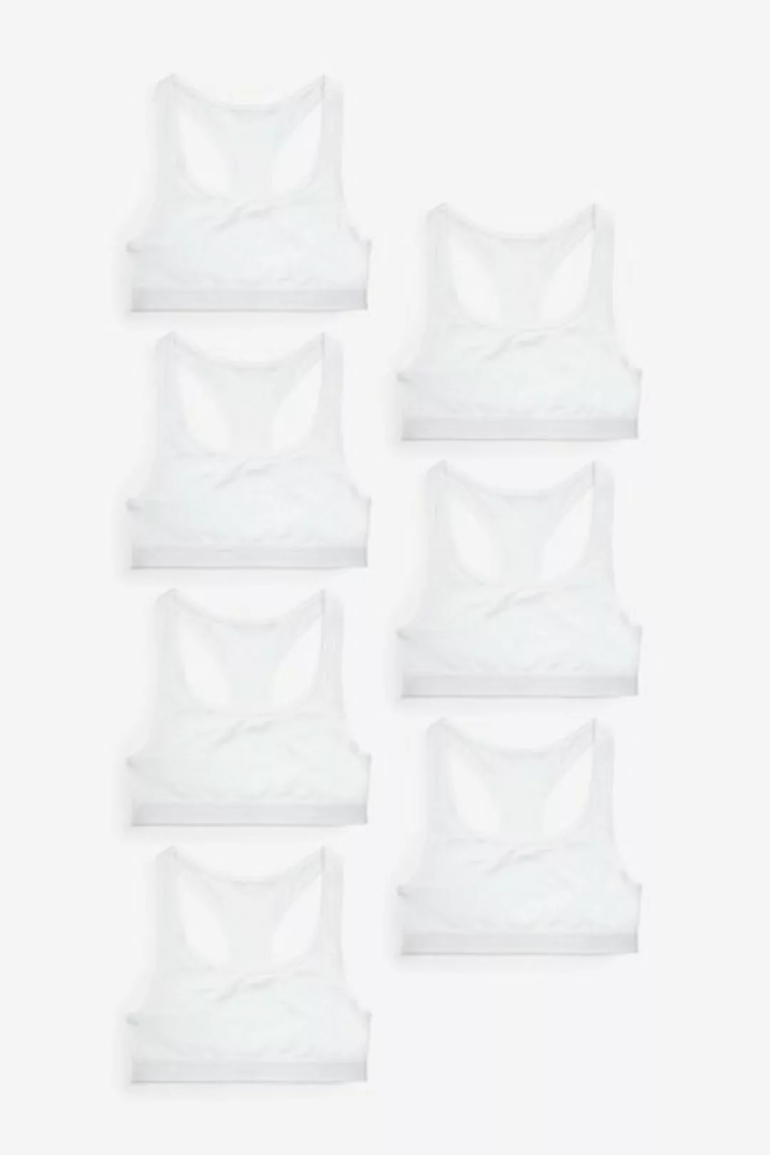 Next Crop-Top 7er-Pack Kurztops mit Ringerrücken (7-tlg) günstig online kaufen