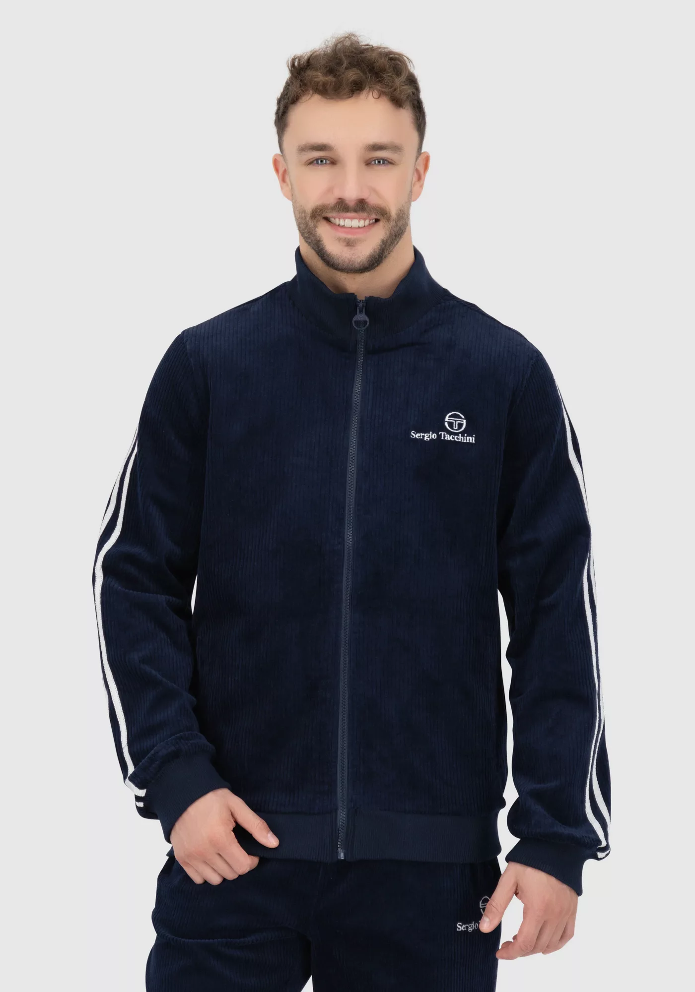 Sergio Tacchini Trainingsjacke "EDGAR CORDUROY TRACK TOP Herren", ohne Kapu günstig online kaufen