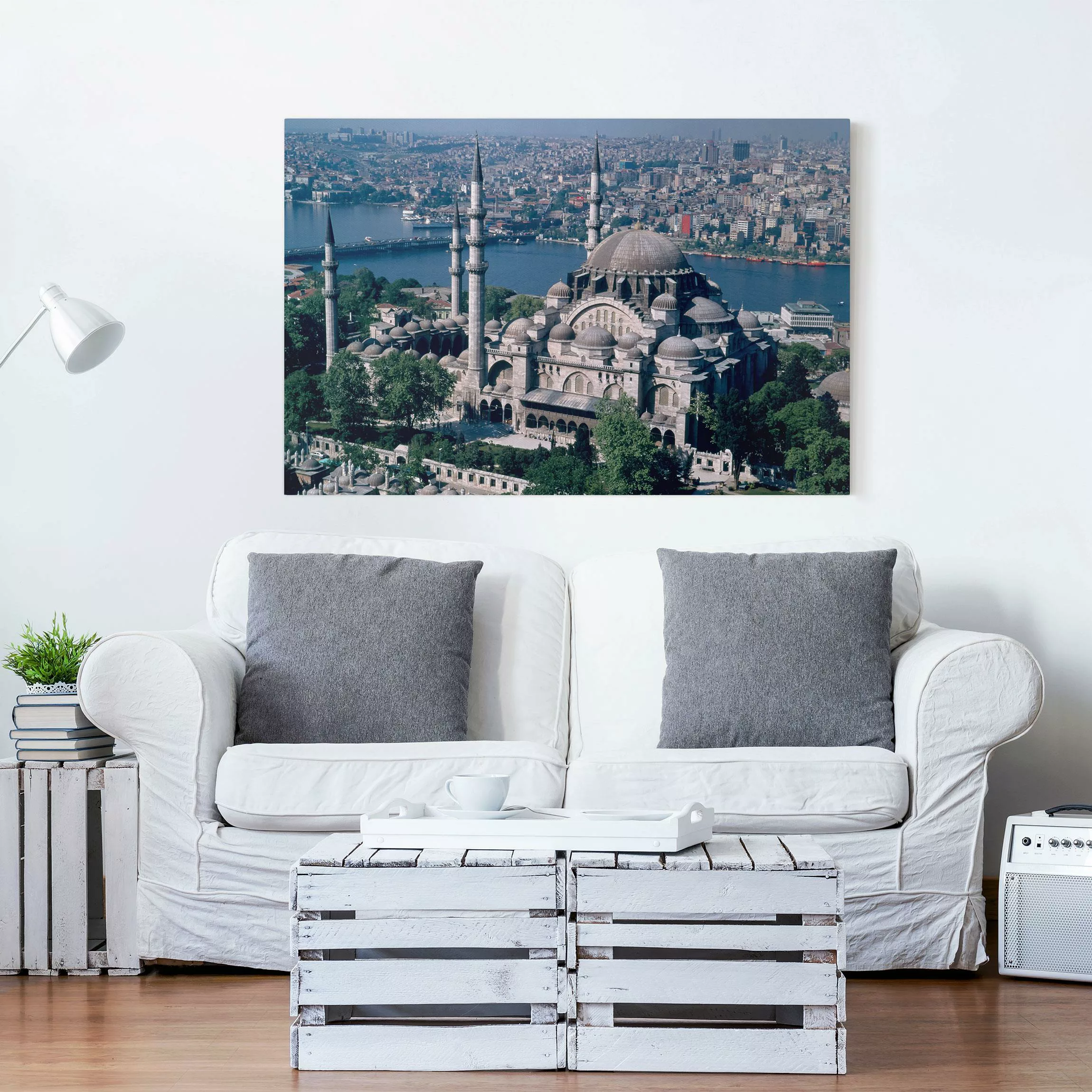 Leinwandbild Architektur & Skyline - Querformat Moschee Istanbul günstig online kaufen