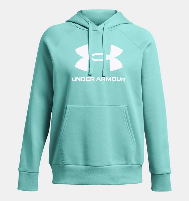 Under Armour® Sweatshirt UA RIVAL FLEECE BIG LOGO HDY RADIAL TURQUOISE günstig online kaufen