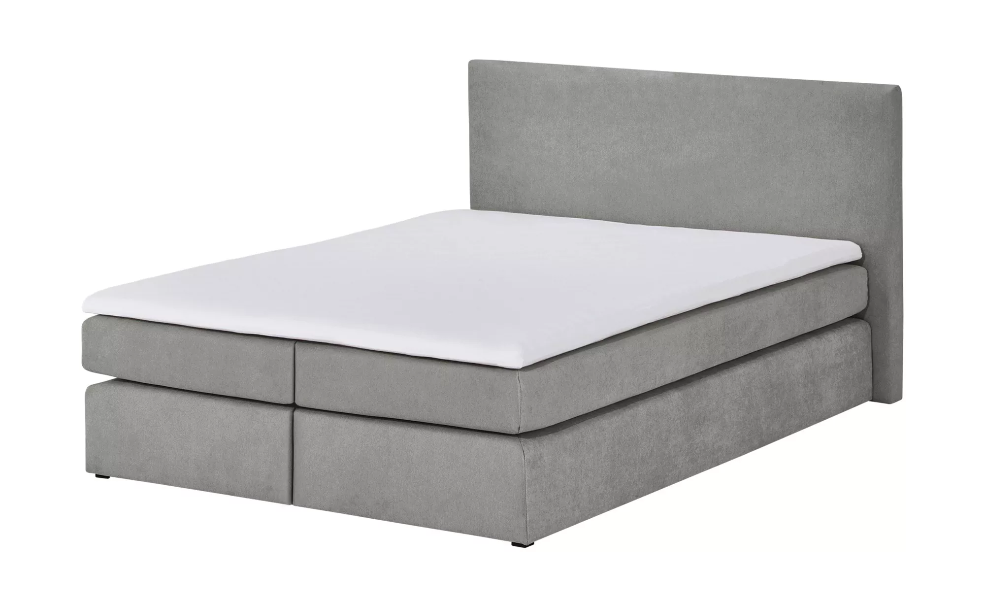 smart Boxspringbett  Basic ¦ grau ¦ Maße (cm): B: 173 H: 97 T: 211 Betten > günstig online kaufen