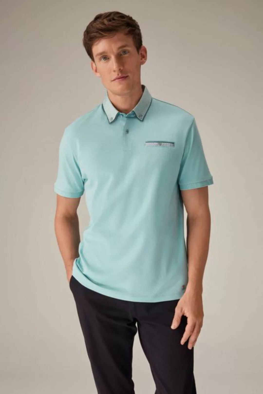 Next Poloshirt Polohemd mit elegantem Kragen (1-tlg) günstig online kaufen