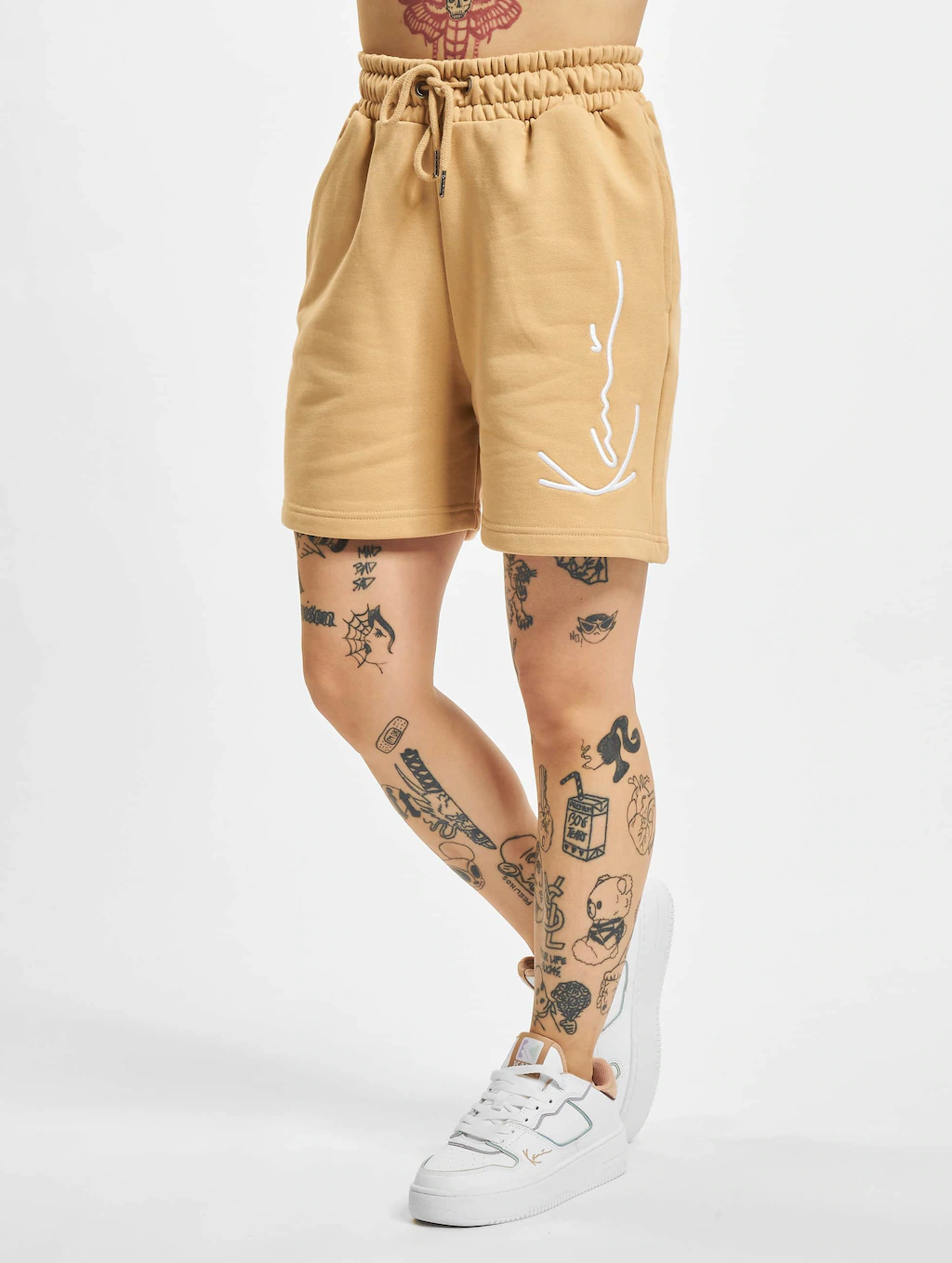 Karl Kani Stoffhose "Karl Kani Damen KW222-019-1 KK Signature Loose Fit Swe günstig online kaufen