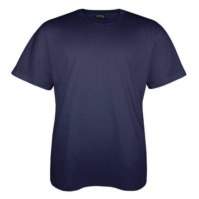 Lucky Star Rundhalsshirt Übergrößen Basic T-Shirt in dunkelblau von Lucky S günstig online kaufen