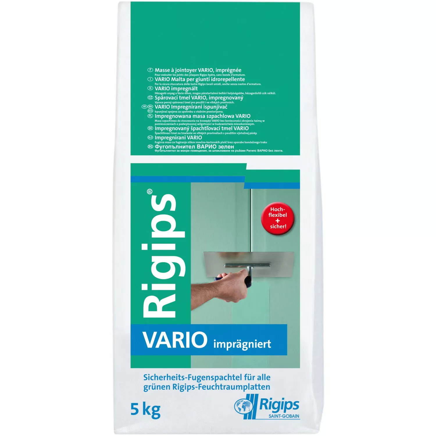 Rigips Fugenspachtel Vario imprägniert 5 kg günstig online kaufen