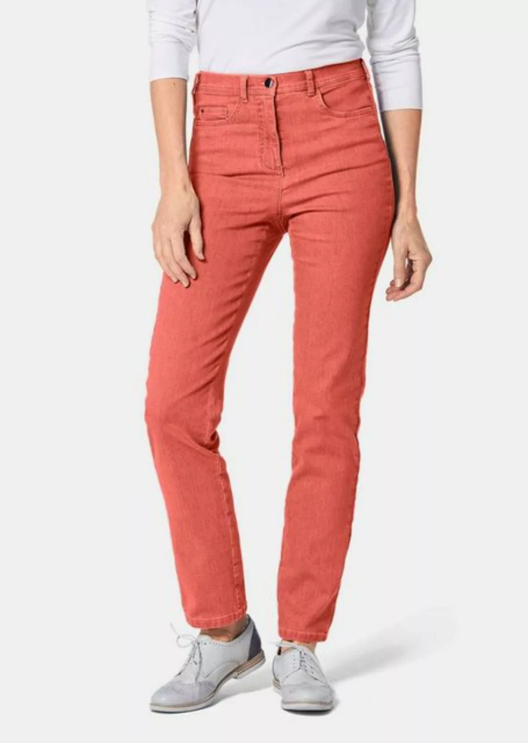 GOLDNER Bequeme Jeans Kurzgröße: Bequeme High-Stretch-Jeanshose günstig online kaufen