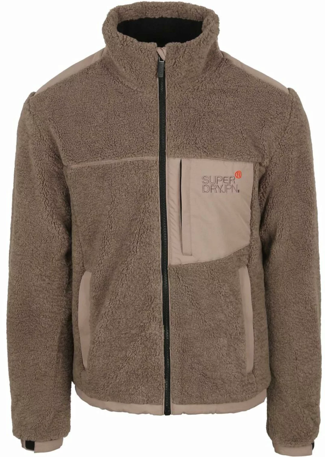 Superdry Fleecejacket Brown - Größe M günstig online kaufen