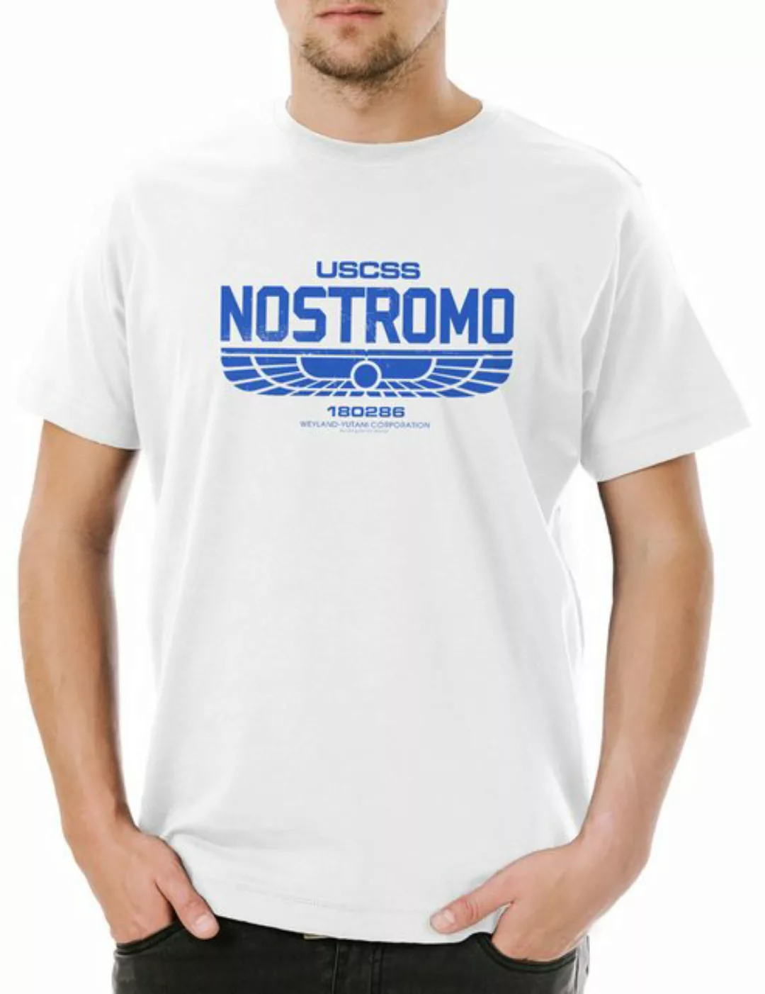 Urban Backwoods Print-Shirt USCSS Nostromo I Herren T-Shirt Prometheus Corp günstig online kaufen