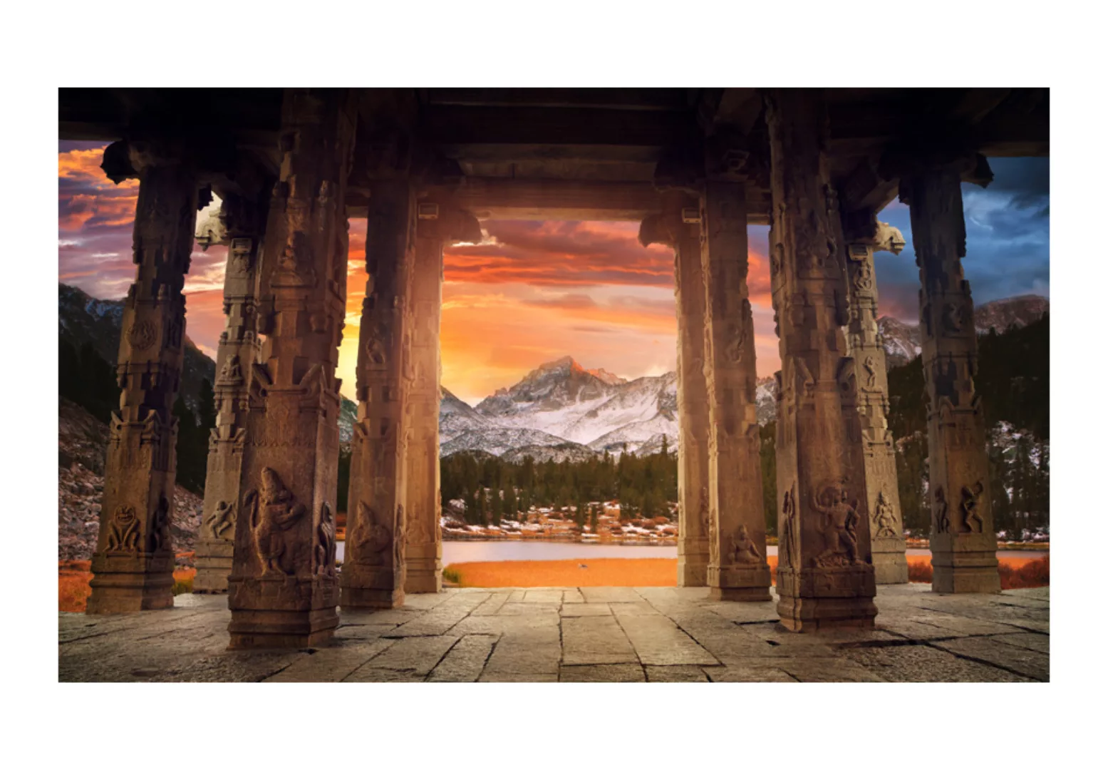 Fototapete - Trail Of Rocky Temples günstig online kaufen