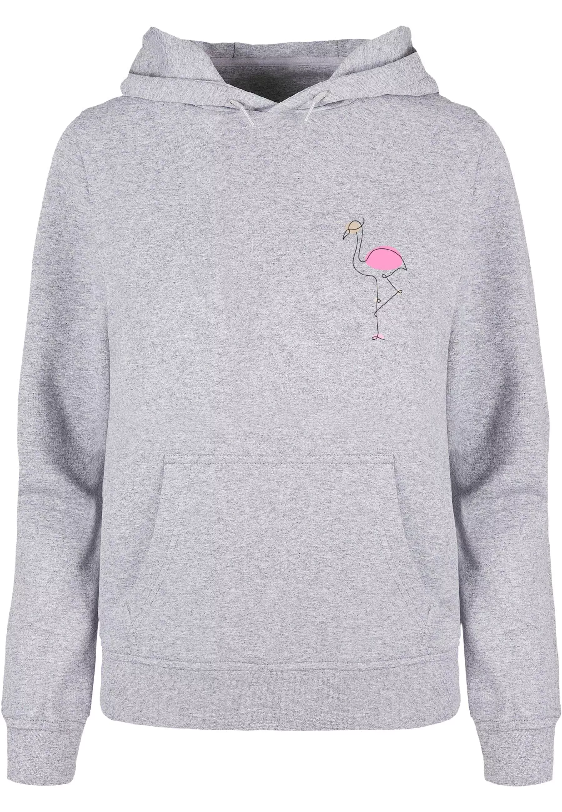 Merchcode Kapuzenpullover "Merchcode Damen Ladies Flamingo Basic Hoody", (1 günstig online kaufen