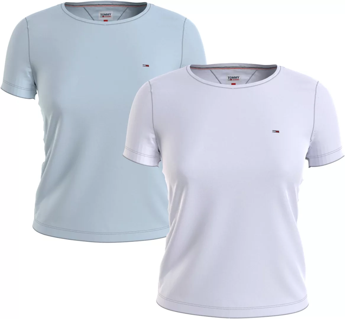 Tommy Jeans Rundhalsshirt TJW 2PACK SOFT JERSEY TEE (2-tlg., 2er-Pack) mit günstig online kaufen