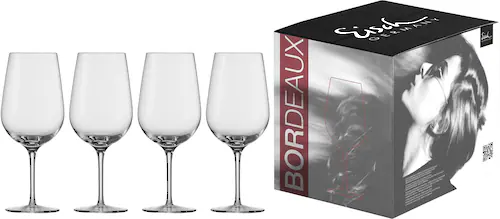 Eisch Germany Rotweinglas »Vinezza«, (Set, 4 tlg.), (Bordeauxglas), Bleifre günstig online kaufen
