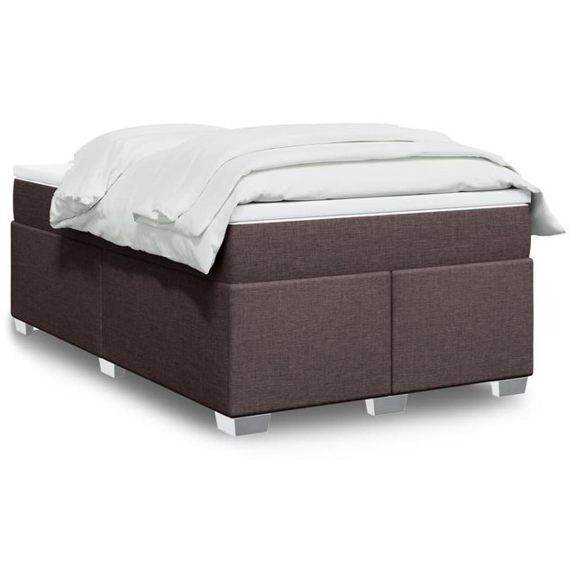 vidaXL Boxspringbett mit Matratze Dunkelbraun 120x200 cm Stoff2097043 günstig online kaufen