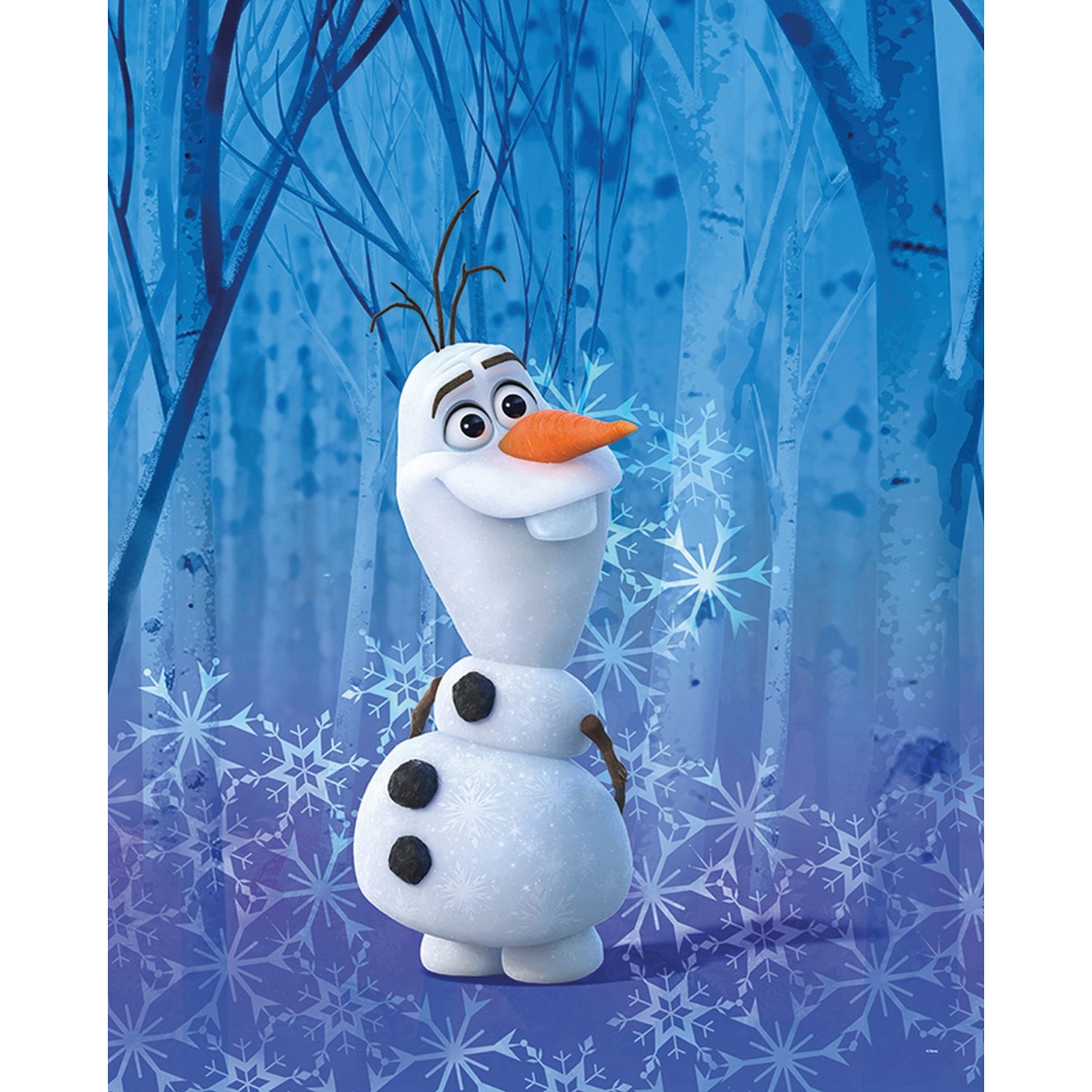 Disney Poster Frozen Olaf Blau 40 x 50 cm 610147 günstig online kaufen