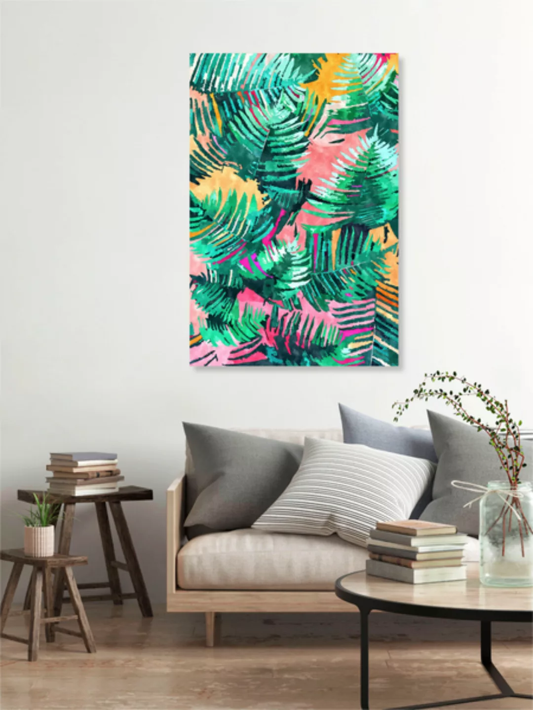 Poster / Leinwandbild - I'm All About Palm Trees & 80 Degrees günstig online kaufen