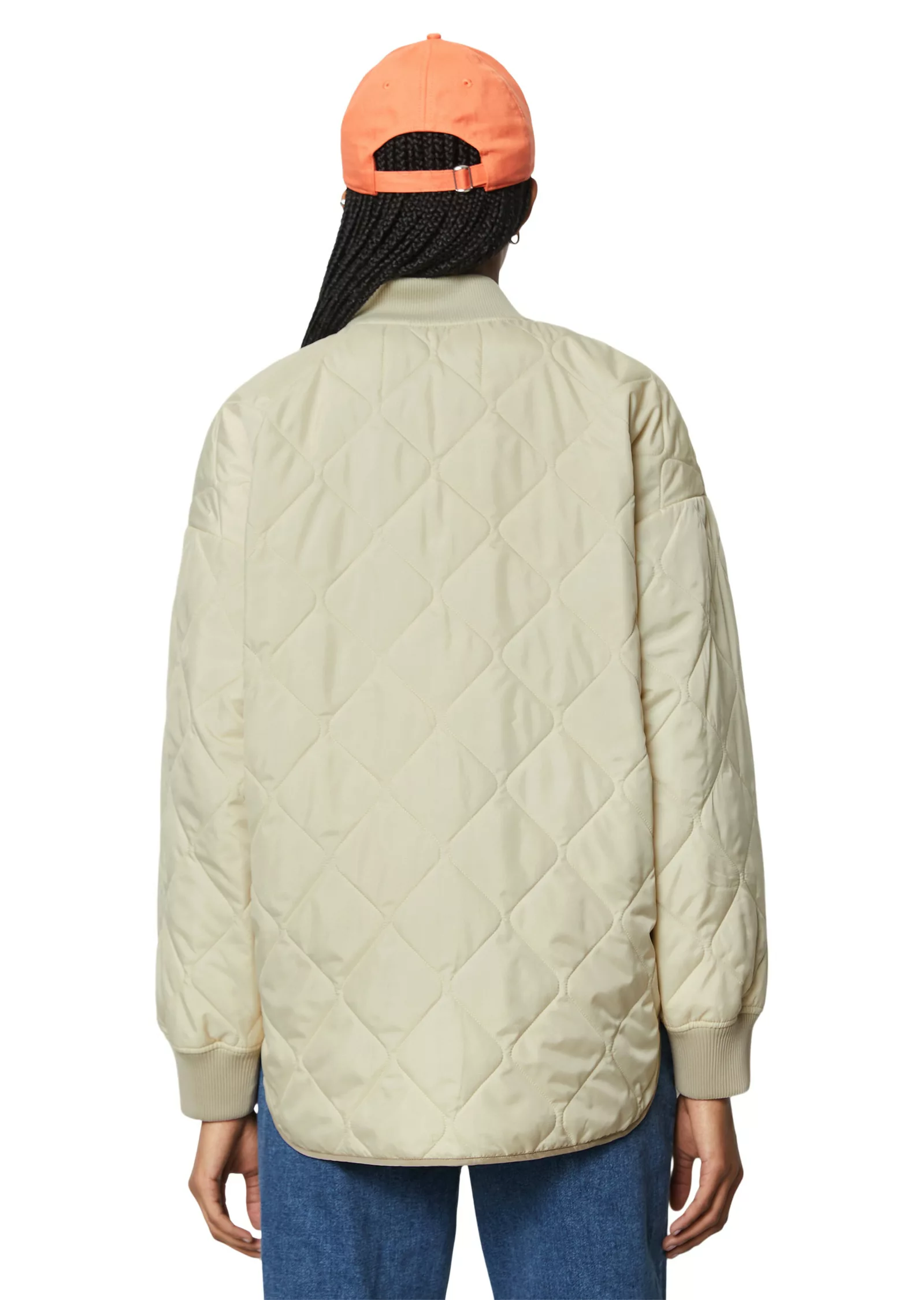 Marc O'Polo DENIM Langmantel quilted Jacket, zipper, patch pock günstig online kaufen