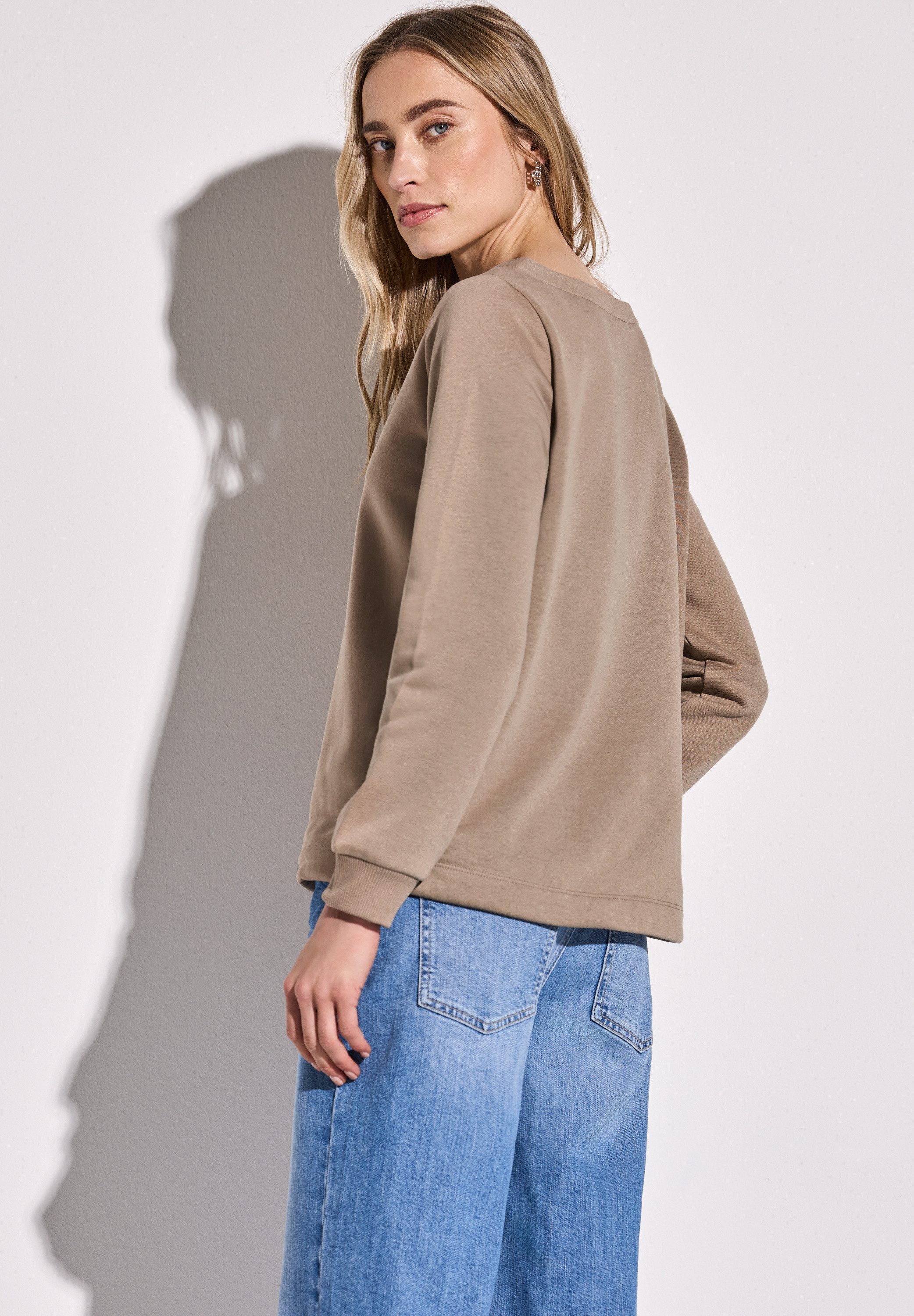 STREET ONE Sweatshirt, im soften Baumwoll-Mix günstig online kaufen