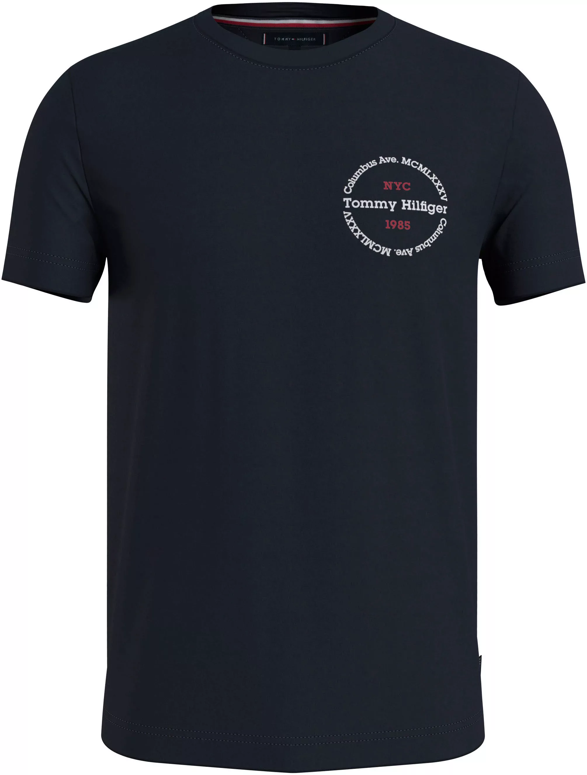 Tommy Hilfiger T-Shirt "HILFIGER ROUNDLE TEE" günstig online kaufen
