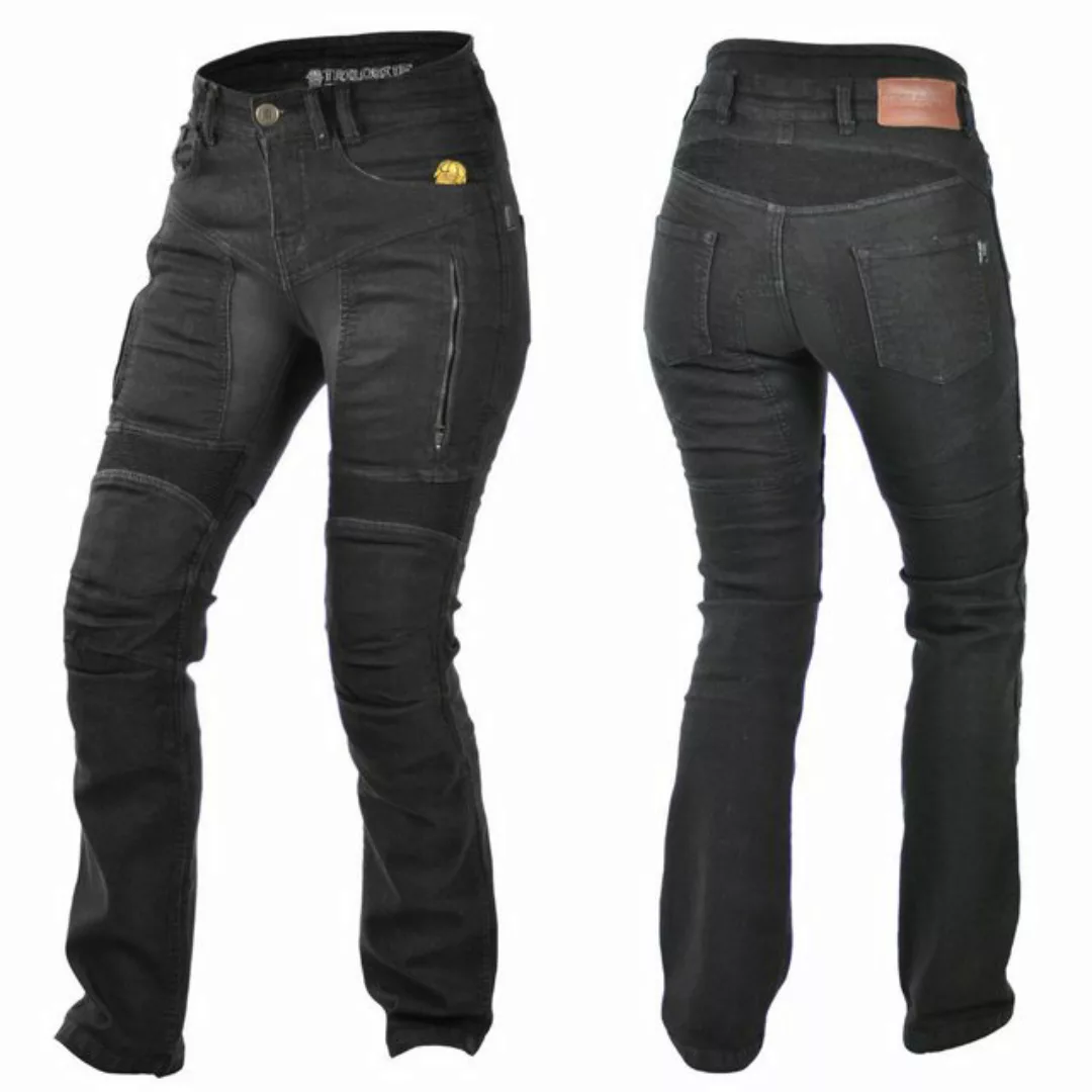 Trilobite Motorradhose Trilobite Parado Motorrad-Jeans Damen schwarz lang 3 günstig online kaufen