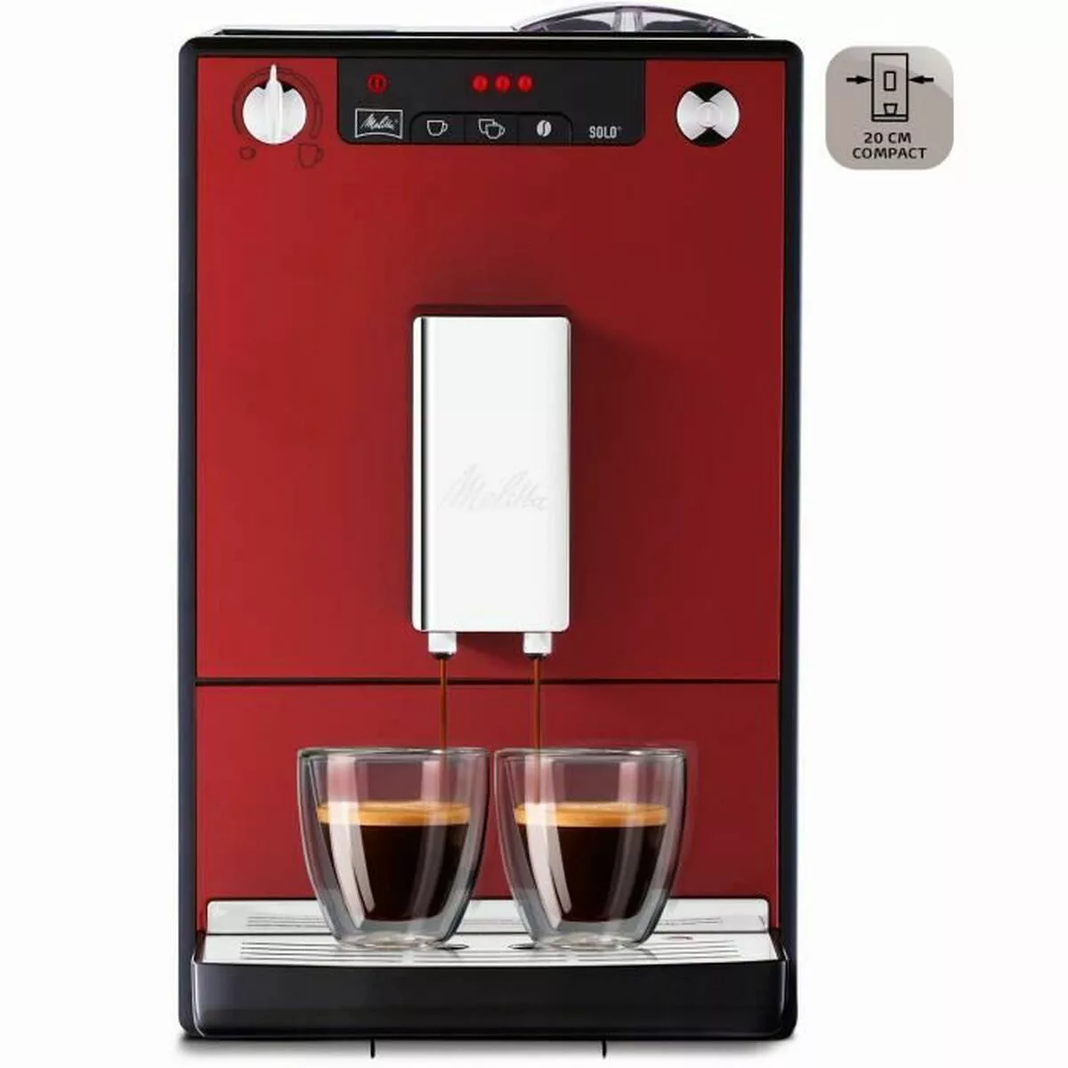 Melitta Kaffeevollautomat »Solo® E950-204, chili-red« günstig online kaufen