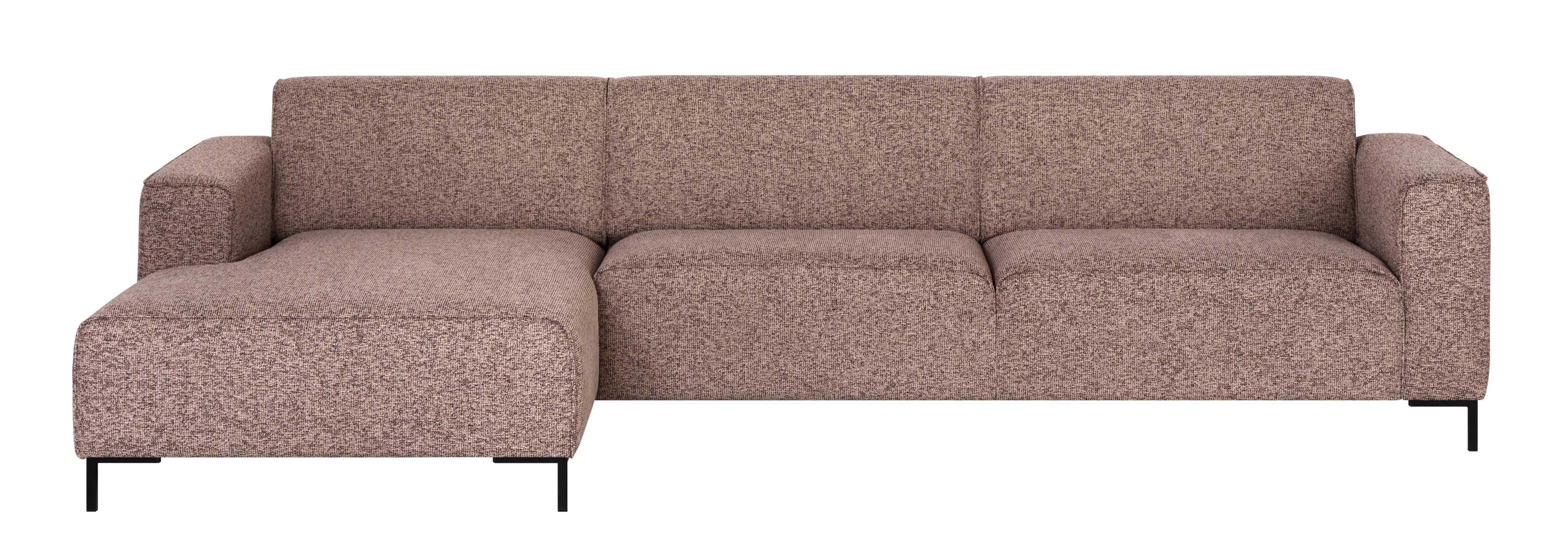 NADUVI Collection | Ecksofa Gionni links 3-Sitzer Chenille günstig online kaufen