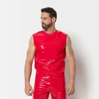 Rotes Lack-Tanktop günstig online kaufen