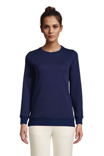 Sweatshirt mit Plüschfutter SERIOUS SWEATS, Damen, Größe: M Normal, Blau, B günstig online kaufen