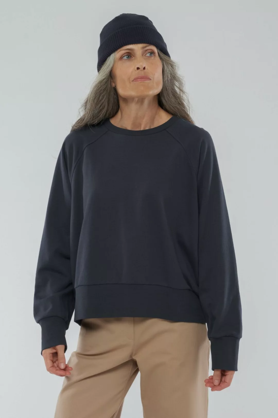 HEDI weites Sweatshirt aus Bio Baumwolle günstig online kaufen