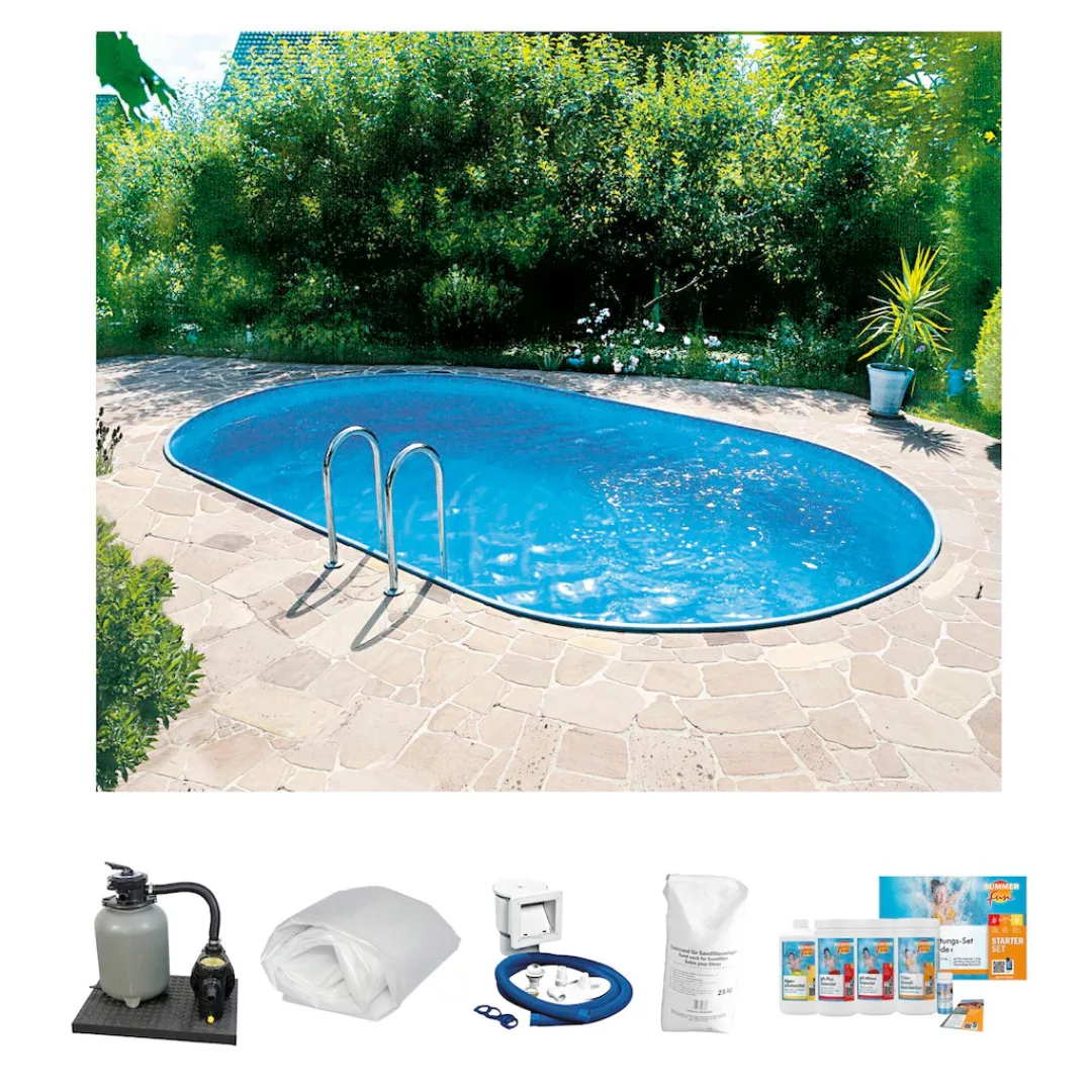 Clear Pool Ovalpool, (Set, 6 tlg.) günstig online kaufen