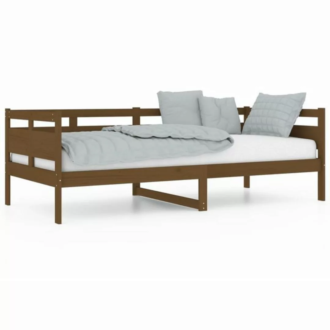 furnicato Bett Tagesbett Honigbraun Massivholz Kiefer 90x200 cm (1-tlg) günstig online kaufen