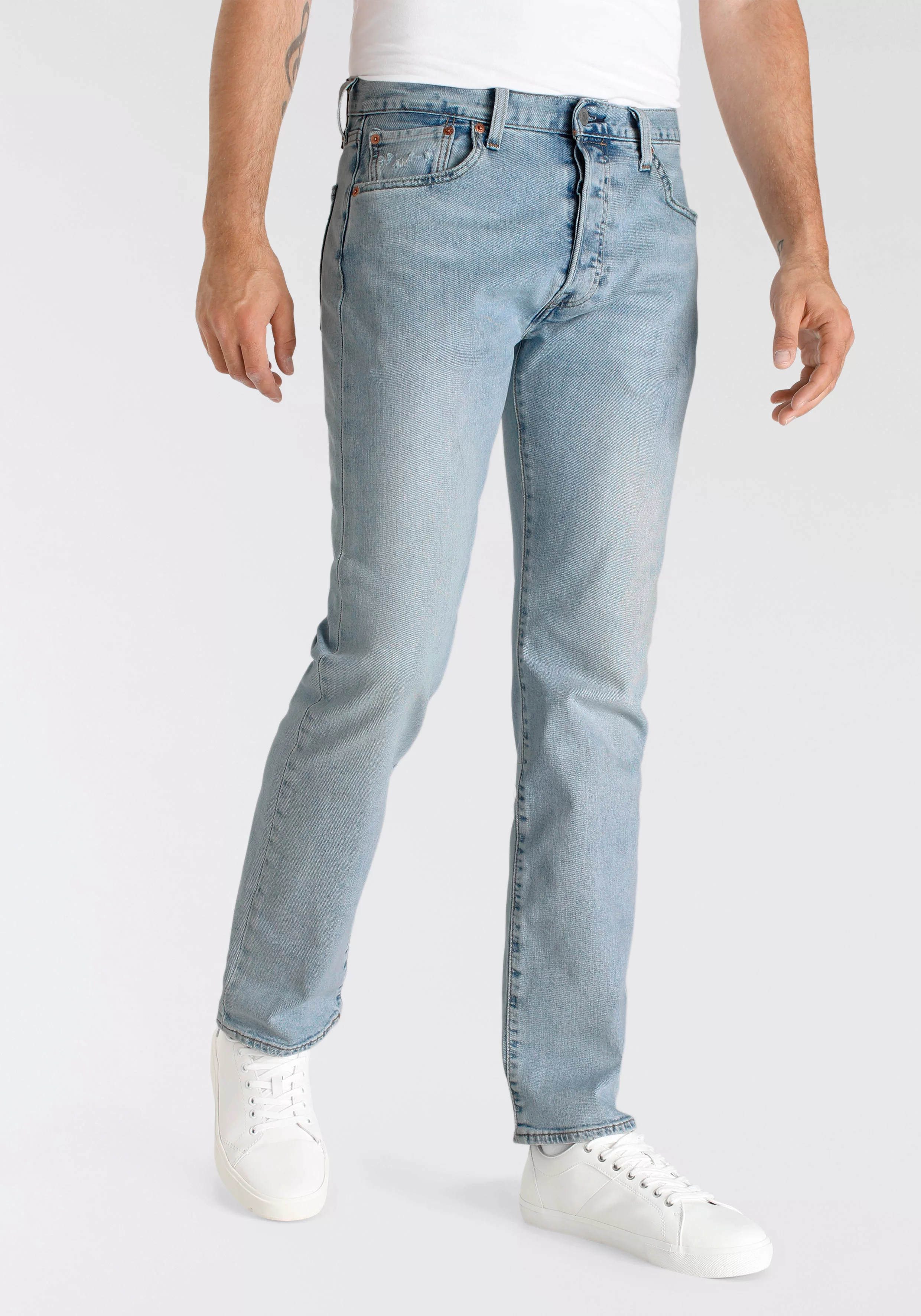 Levi's® Straight-Jeans 501 LEVI'S ORIGINAL mit Markenlabel günstig online kaufen