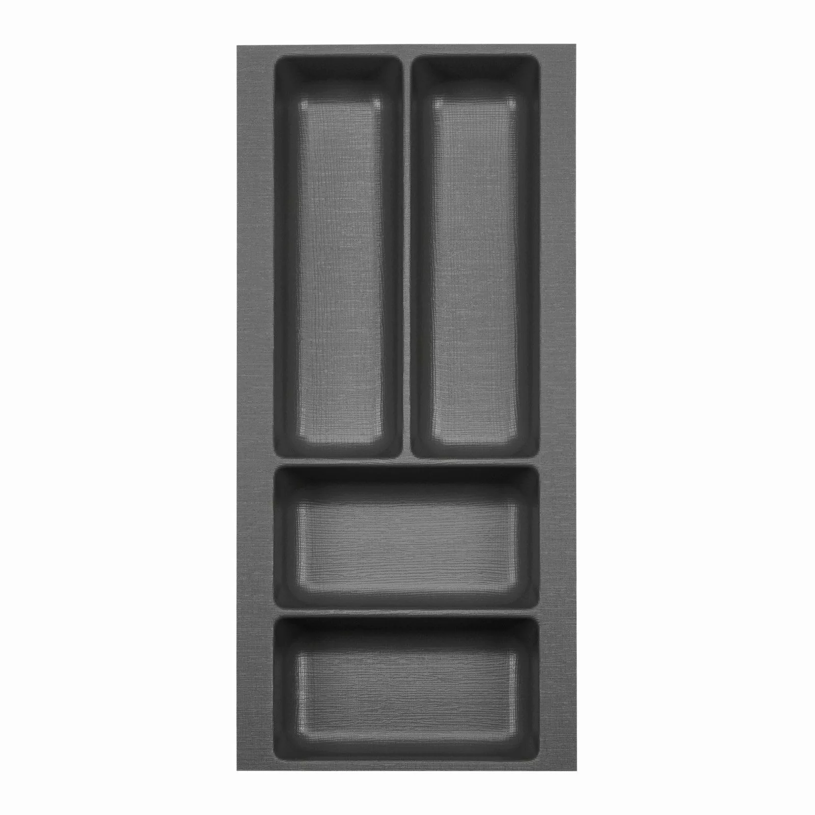 SO-TECH® Besteckeinsatz Orga-Box 2 silbergrau Canvas günstig online kaufen