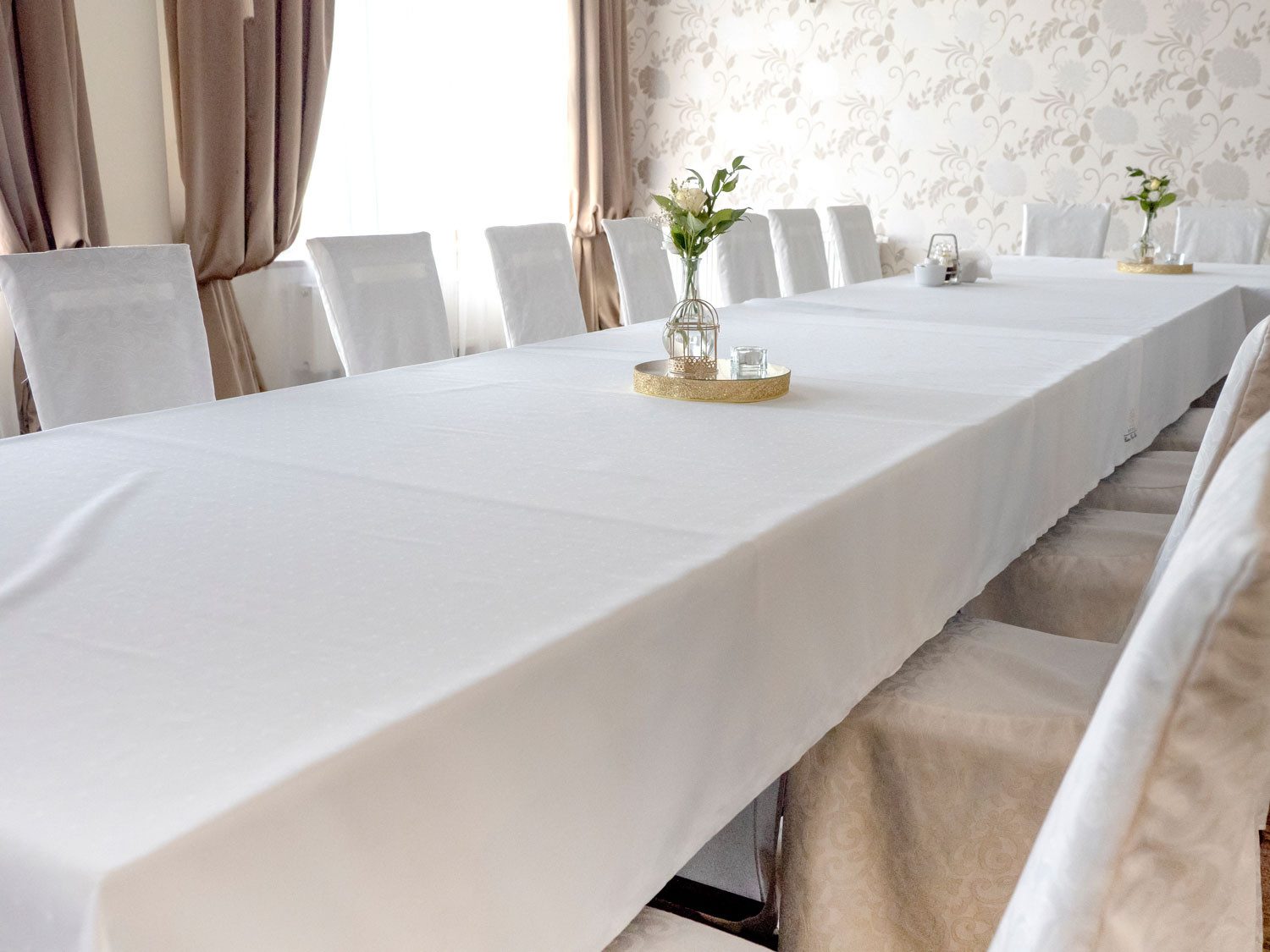 texpot Tischdecke mit Atlaskante Breite 130 günstig online kaufen