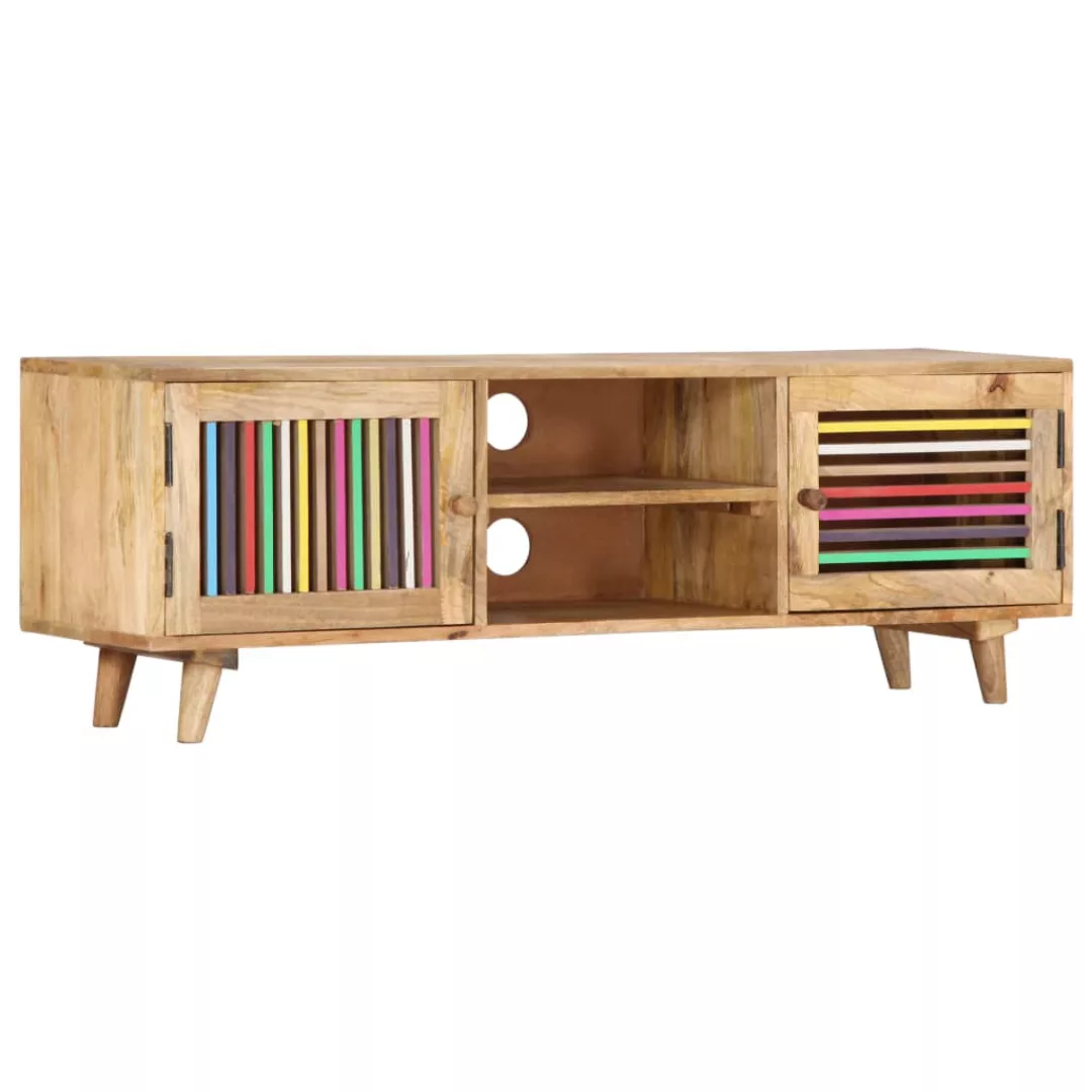 Tv-schrank 120 X 30 X 40 Cm Massivholz Mango günstig online kaufen