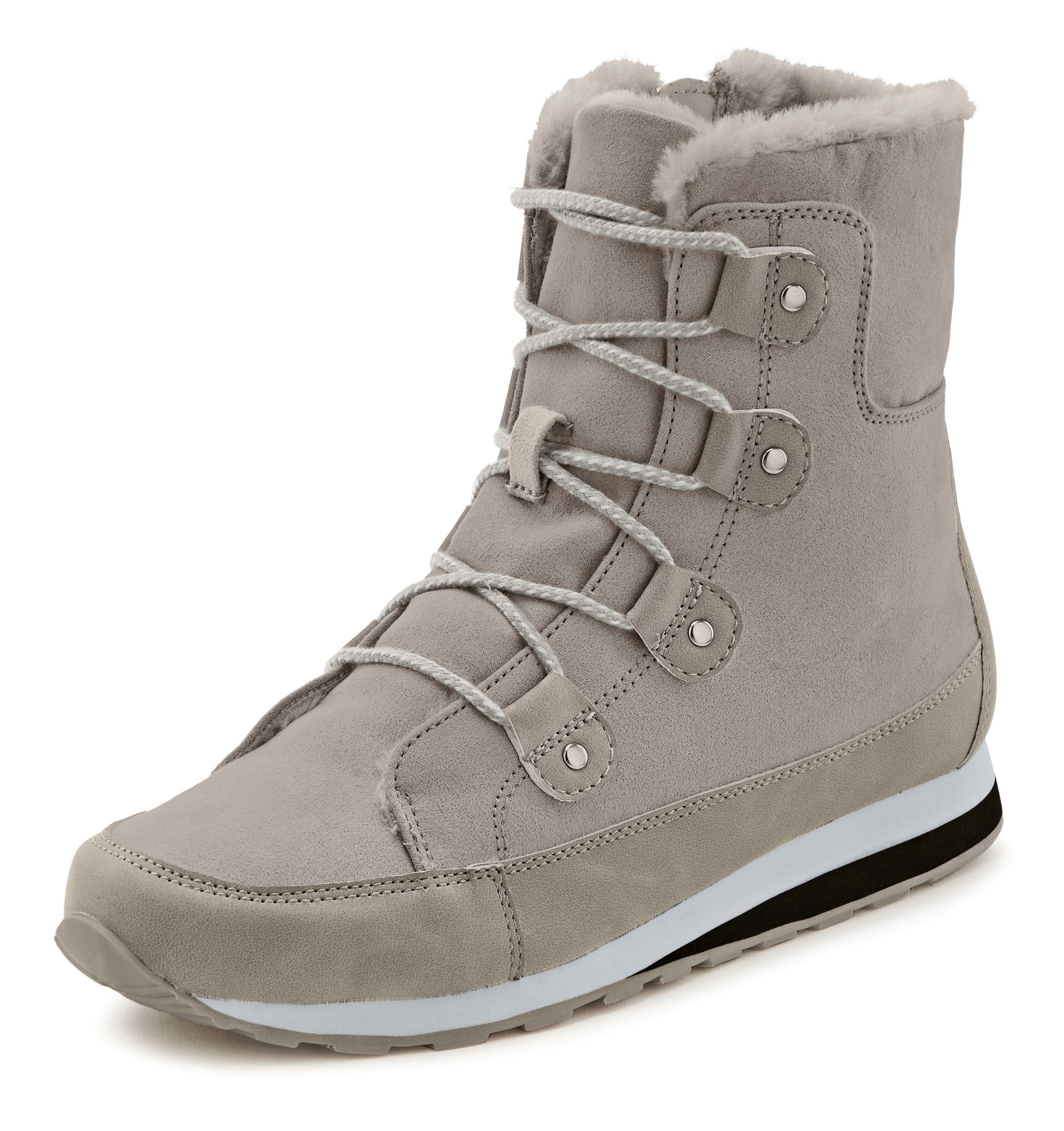 Vivance Stiefelette mit Warmfutter, Winterstiefel, Stiefel, günstig online kaufen