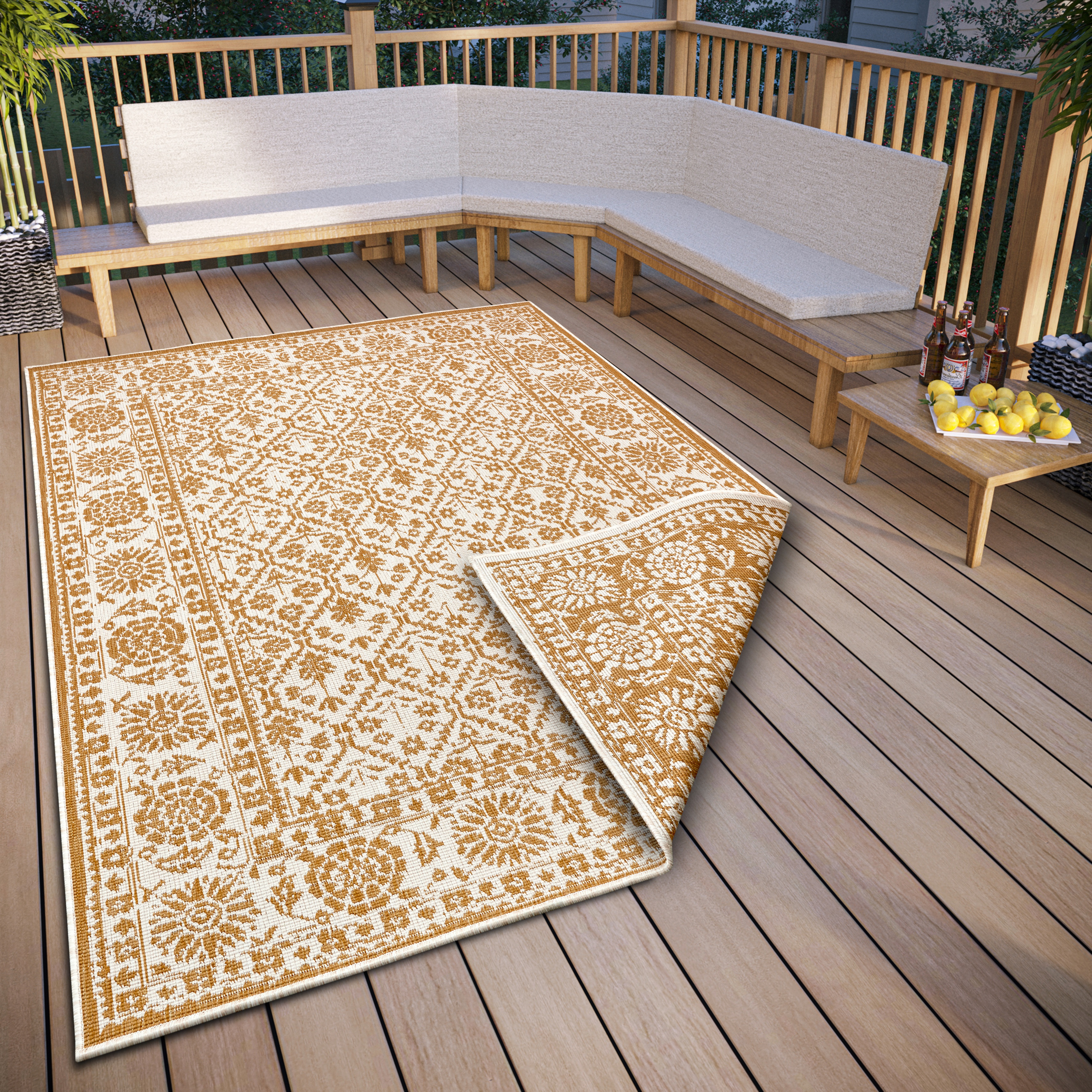 NORTHRUGS Teppich »Curacao«, rechteckig, 5 mm Höhe, In-& Outdoor, Läufer, W günstig online kaufen