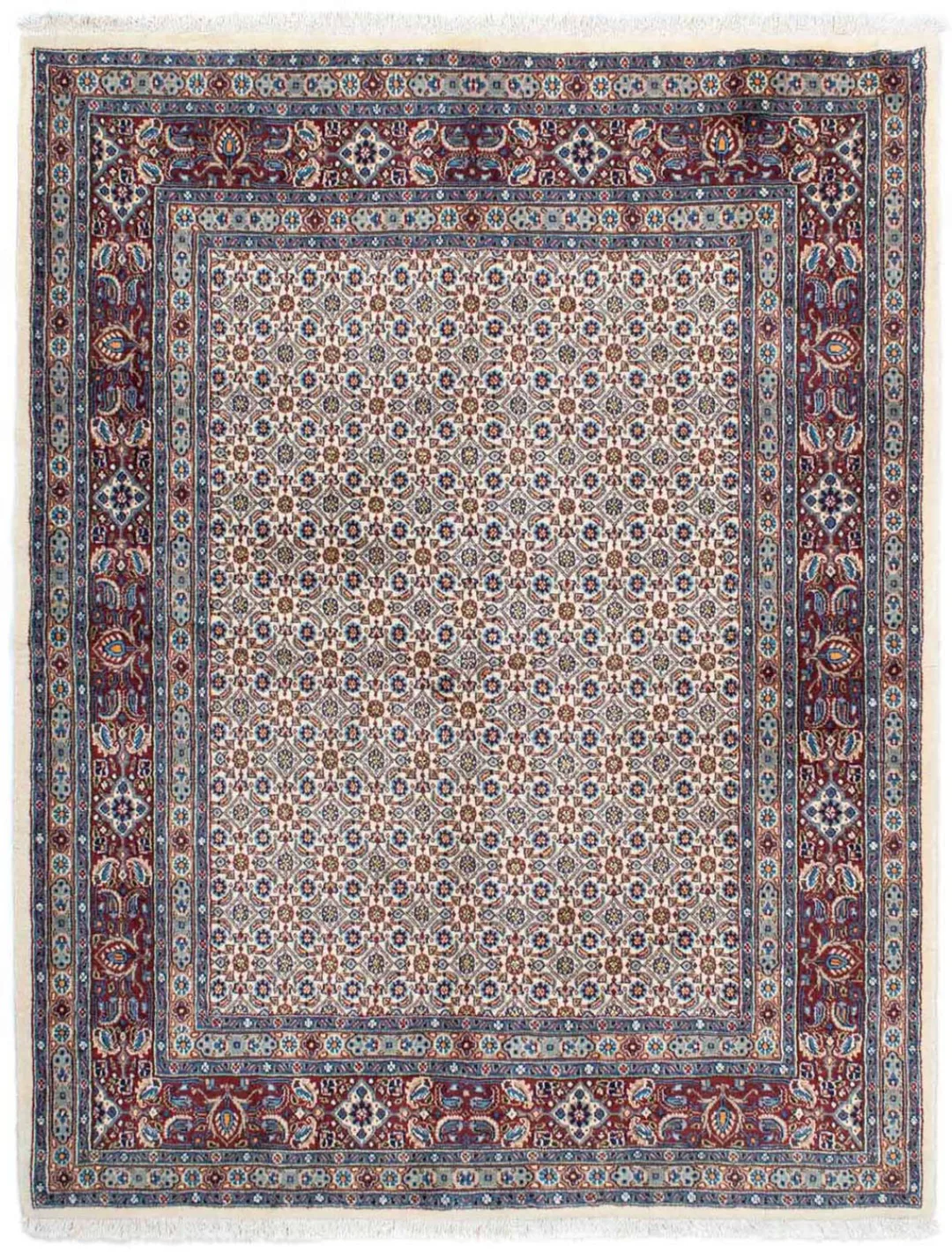 morgenland Wollteppich »Moud Stark Gemustert Beige 235 x 170 cm«, rechtecki günstig online kaufen