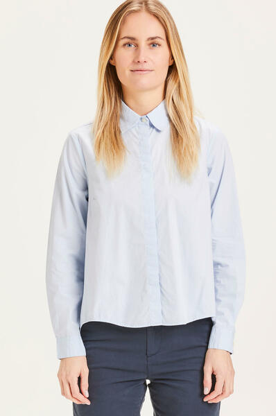 Hemdbluse - Jacinta A-shape Shirt- Aus Bio-baumwolle günstig online kaufen