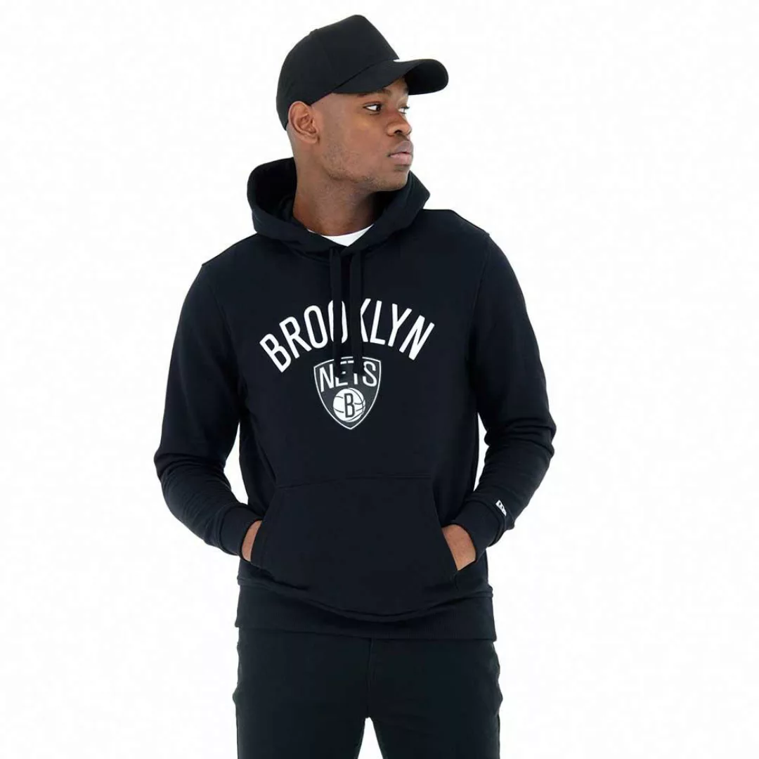 New Era Team Logo Po Brooklyn Nets Kapuzenpullover XL Black günstig online kaufen