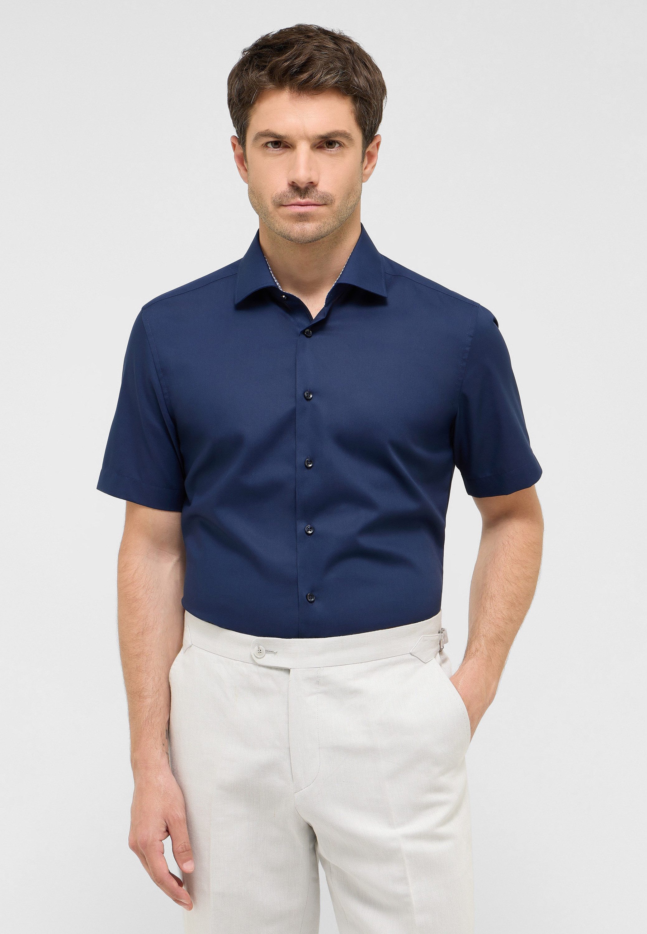 Eterna Kurzarmhemd "SLIM FIT", NON IRON (bügelfrei) günstig online kaufen